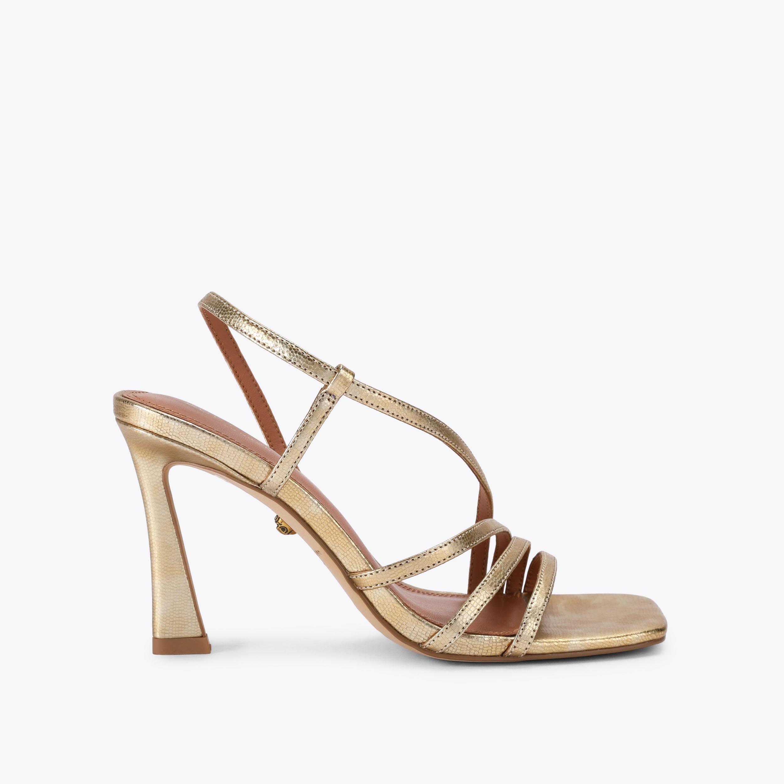 CANDY SANDAL Gold Crystal High Heel by Kurt Geiger London