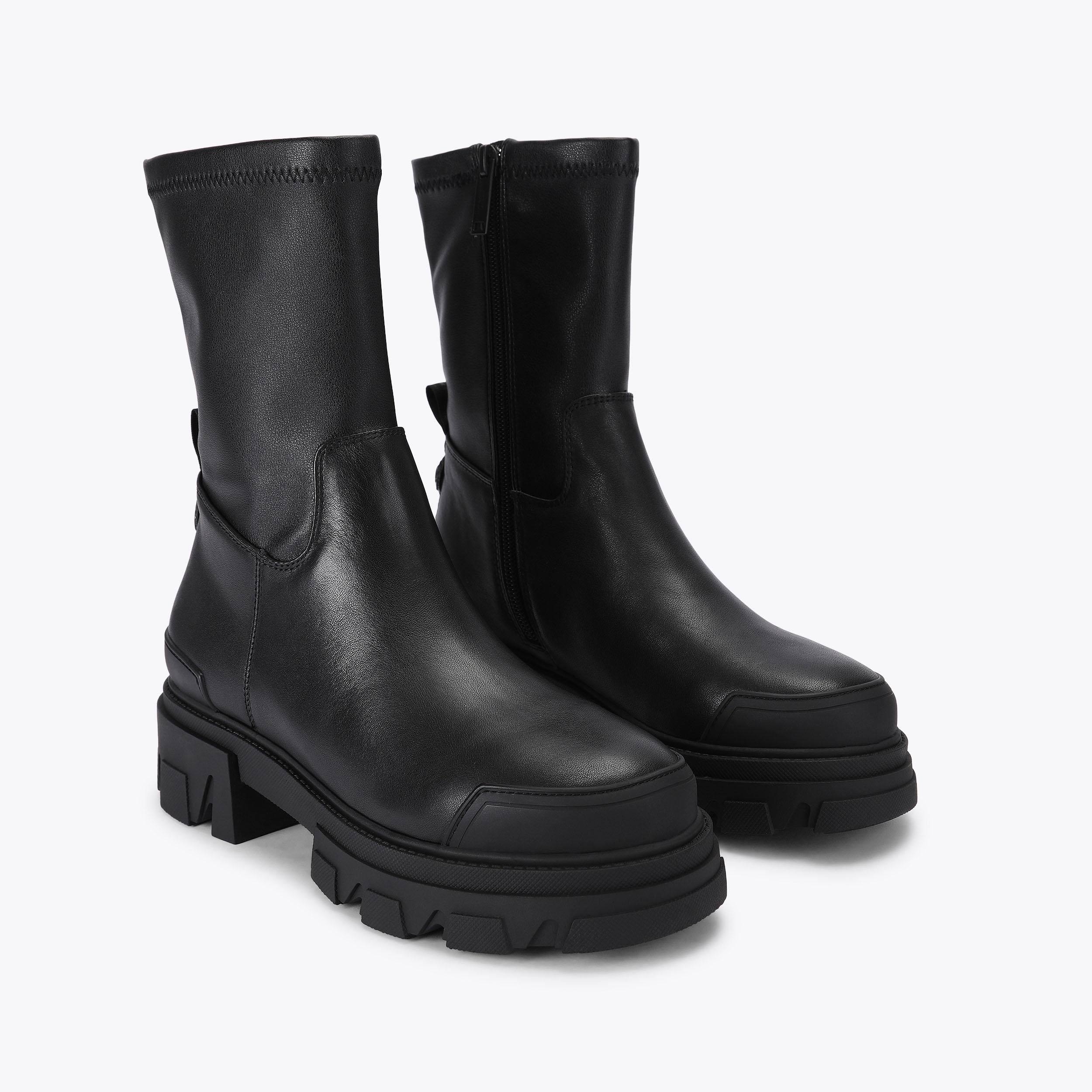 trail-sock-ankle-black-leather