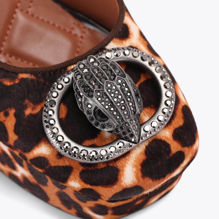CHELSEA CLOSED PLATFORM Calfhair Block Platform Heel by Kurt