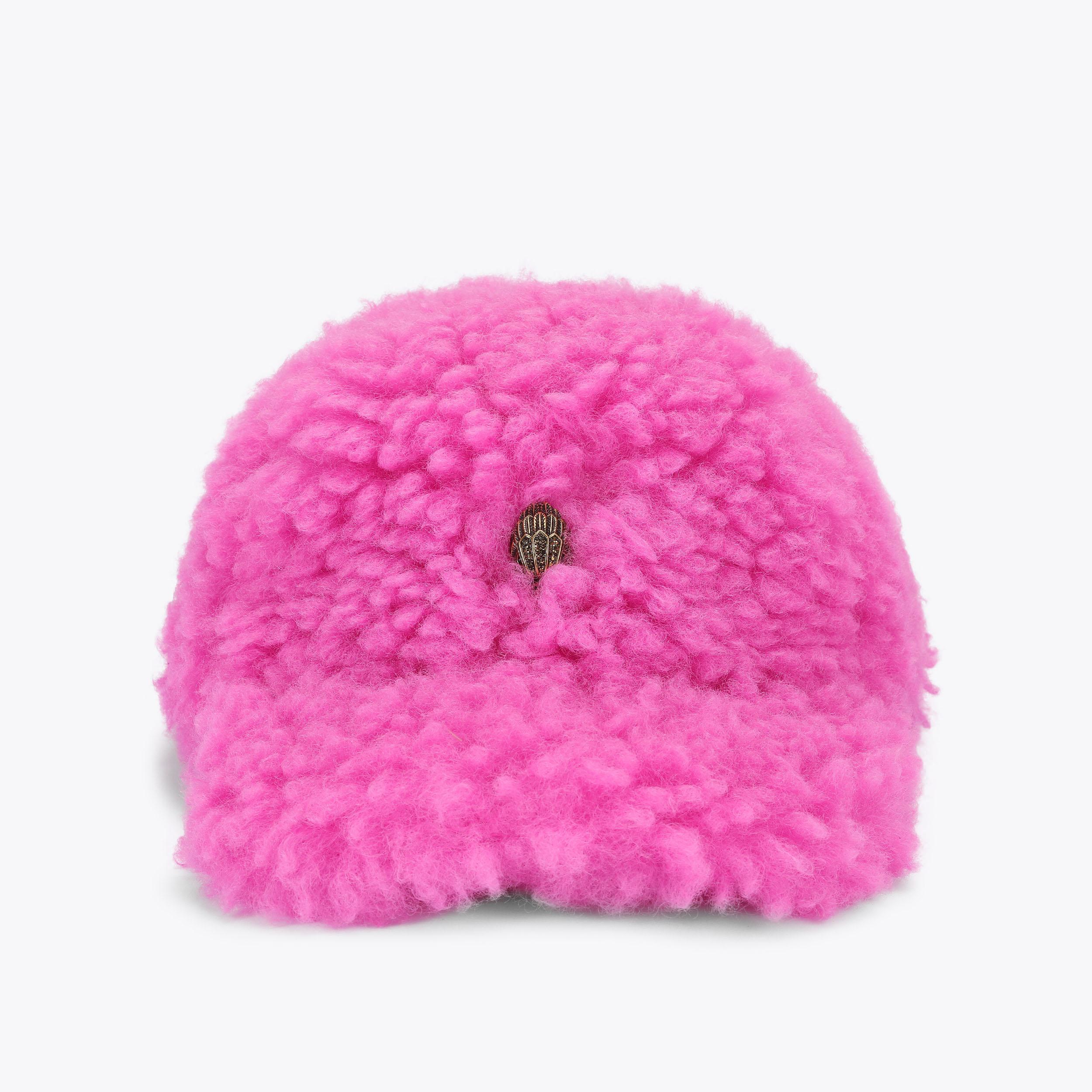 CELIA EARMUFFS Fuchsia Faux Fur Earmuffs by Kurt Geiger London