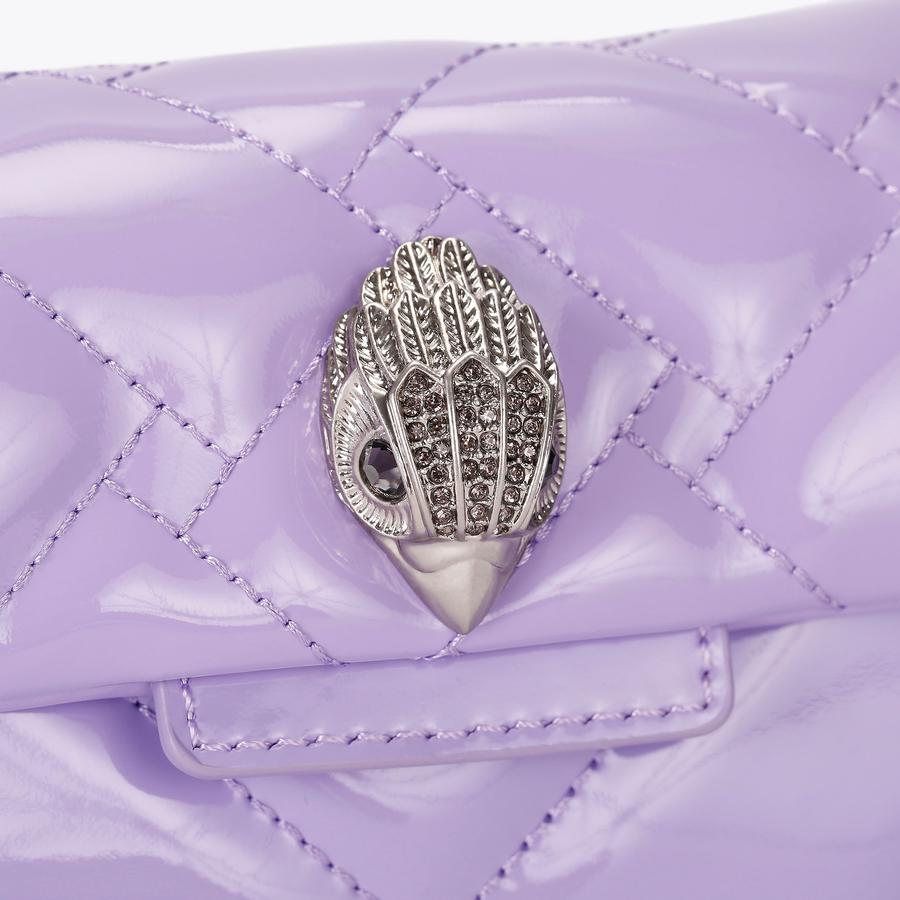 KENSINGTON 17 Lilac Patent Cross Body Bag by Kurt Geiger London