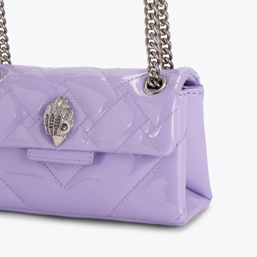 KENSINGTON 17 Lilac Patent Cross Body Bag by Kurt Geiger London