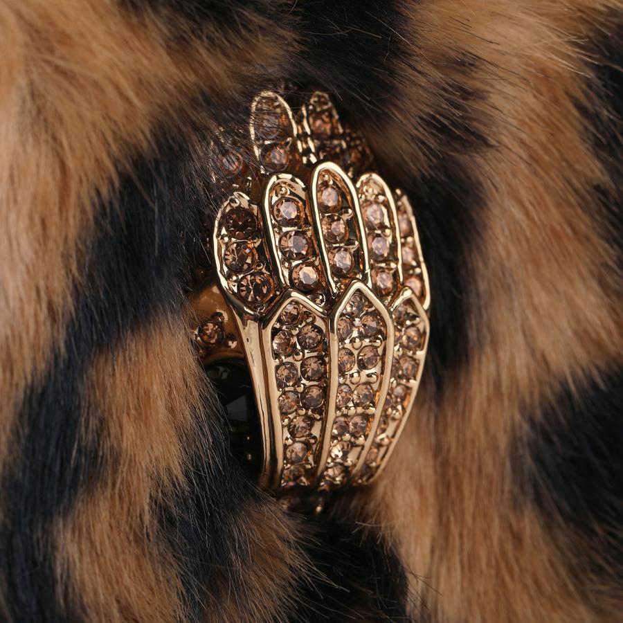 MICRO KENSINGTON EAGLE Brown Leopard Micro Bag by Kurt Geiger London