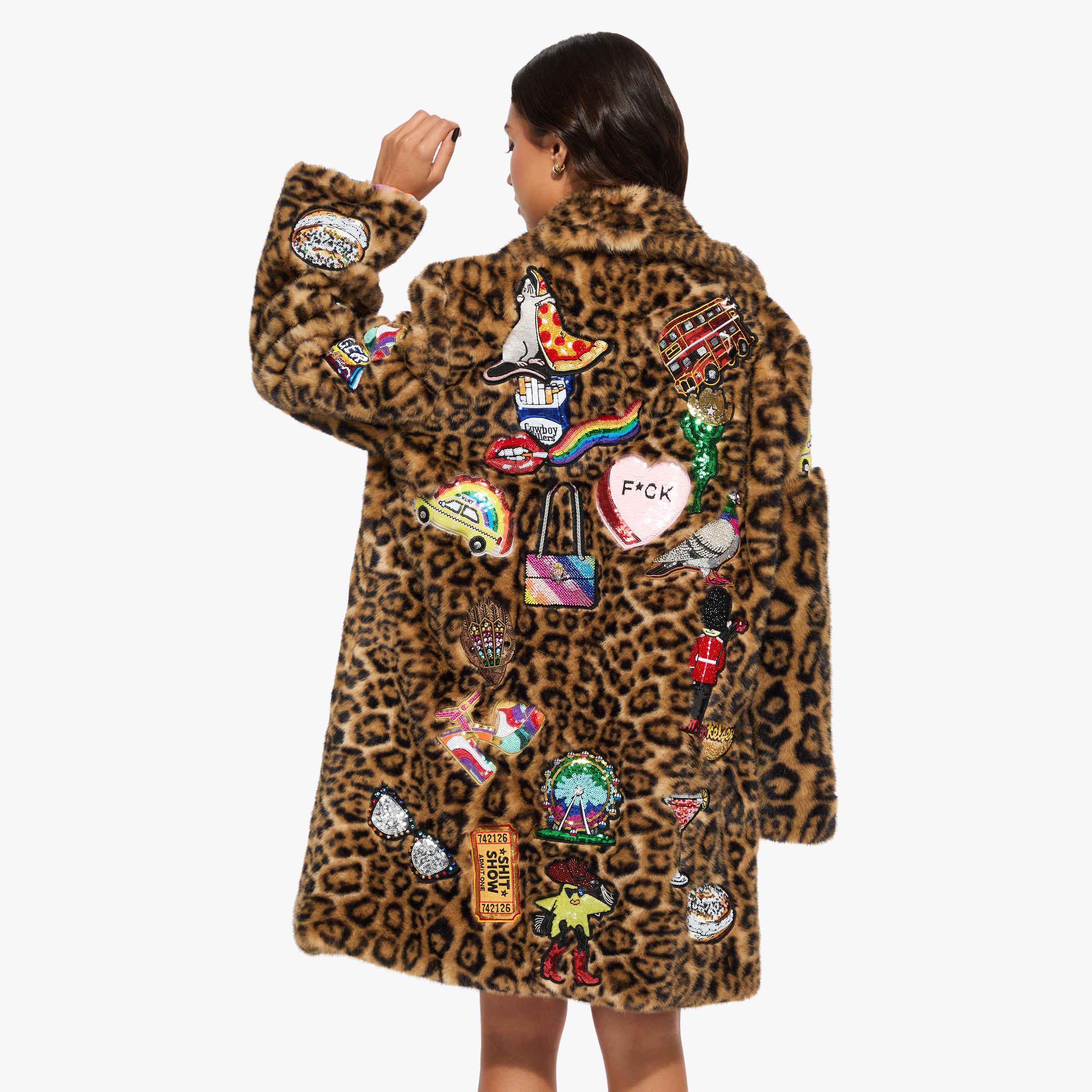 KR F FUR COAT Faux Fur Coat by Kurt Geiger London