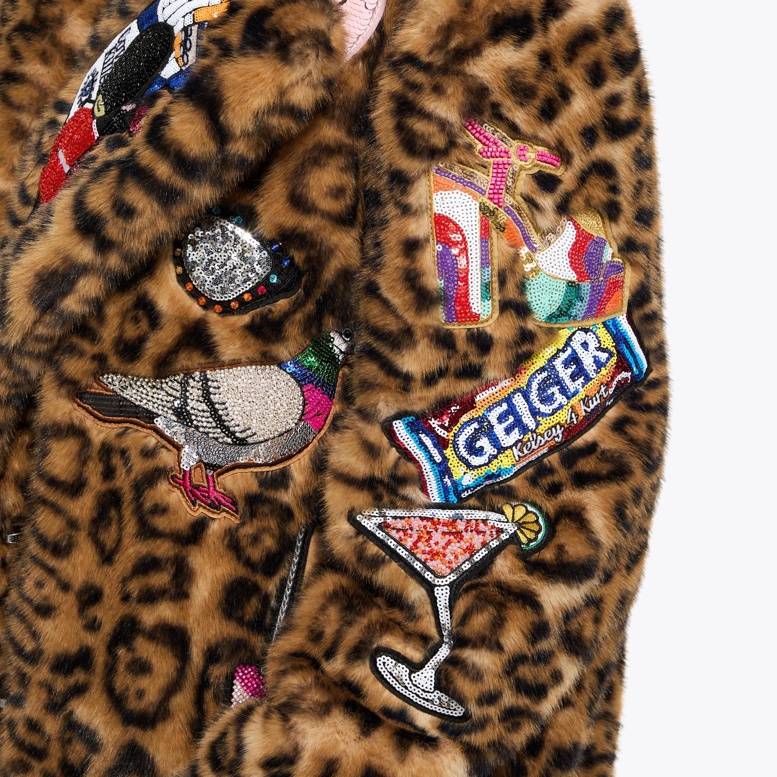 KR F FUR COAT Faux Fur Coat by Kurt Geiger London
