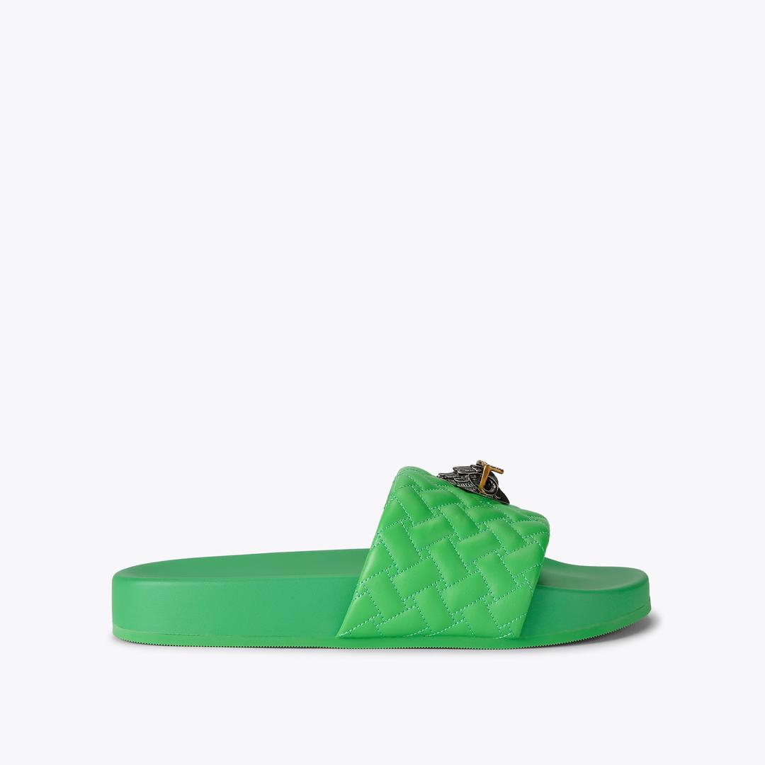 MEENA EAGLE 2 Green Slip On Sandal by Kurt Geiger London — Kurt Geiger London