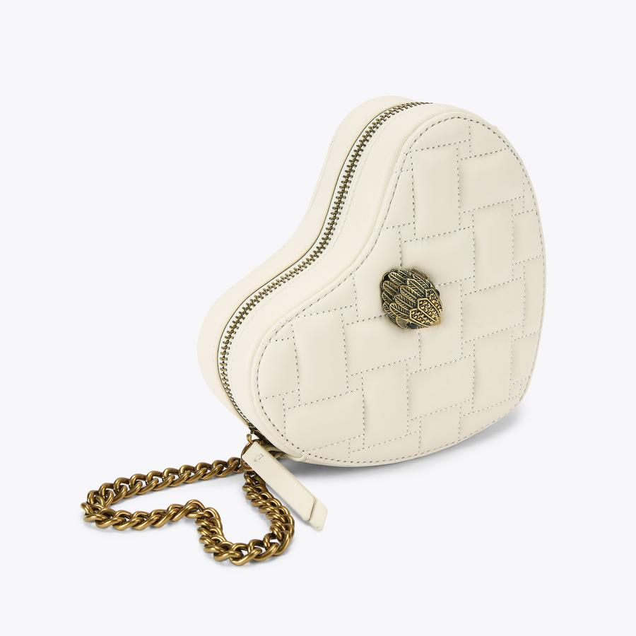 [JILLSTUART]★HEART COLOR MATCHING CHAIN CROSS BAG KENSINGTON HEART X BODY Bone Heart Cross Body Purse by KURT