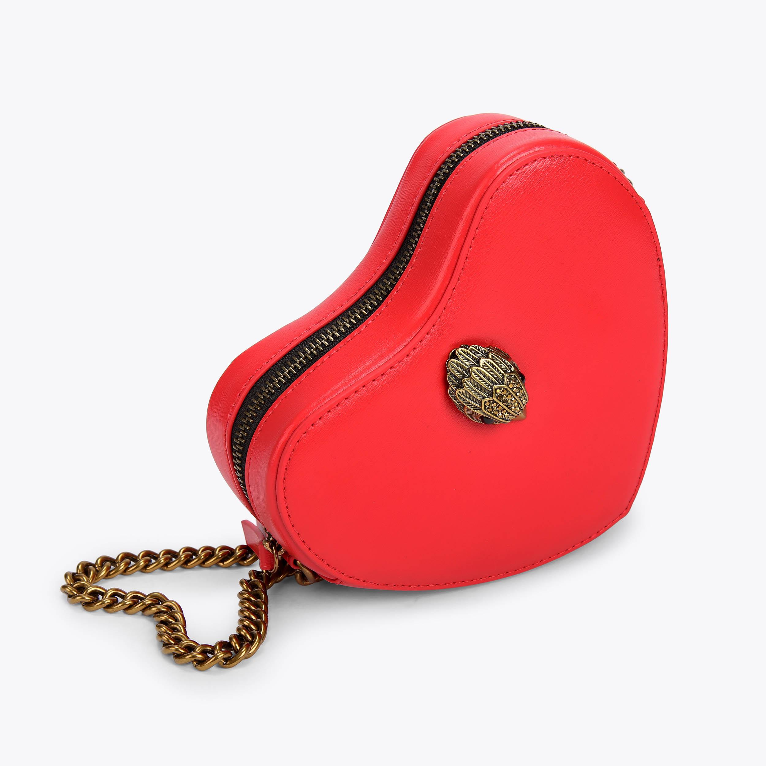[JILLSTUART]★HEART LEATHER CROSS BAG Kurt Geiger London Kensington Leather Heart Crossbody Bag