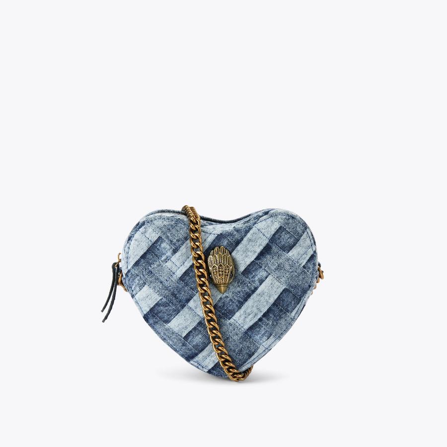 Good Hand & Heart Denim Shoulder Bag