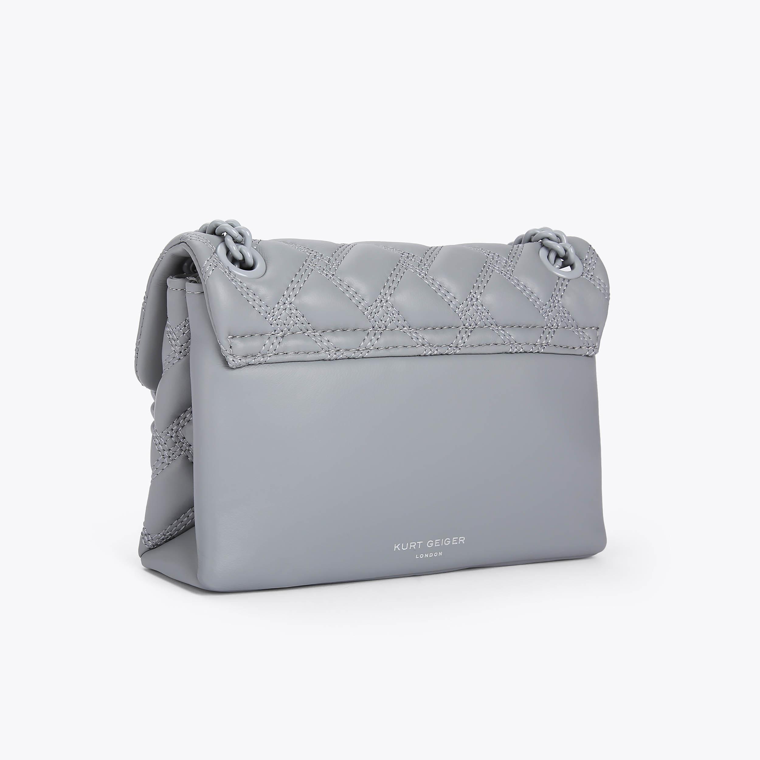 MINI KENSINGTON DRENCH Gray Drench Quilted Cross Body Mini
