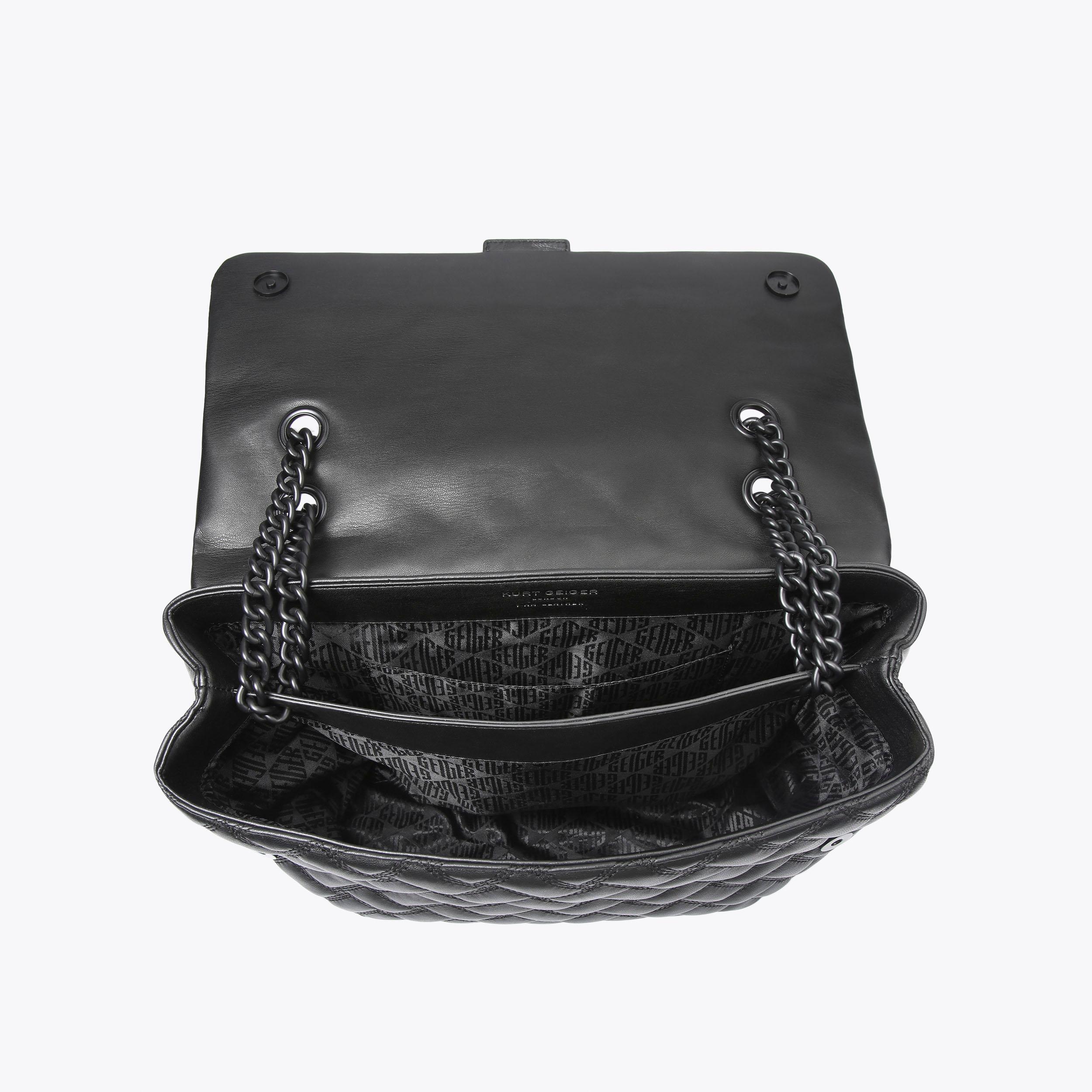 kurt geiger xxl kensington bag black