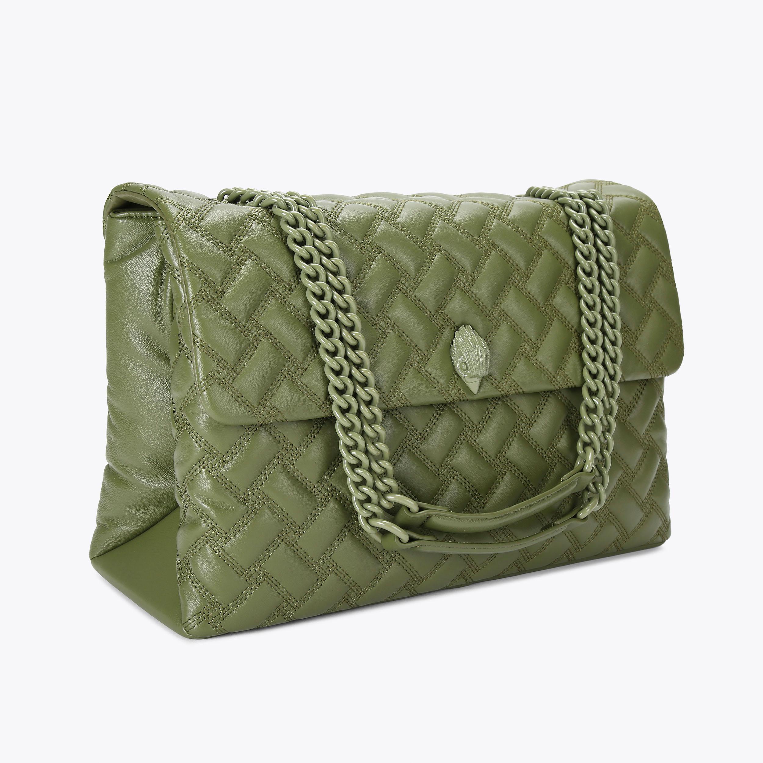 kurt geiger xxl kensington bag green