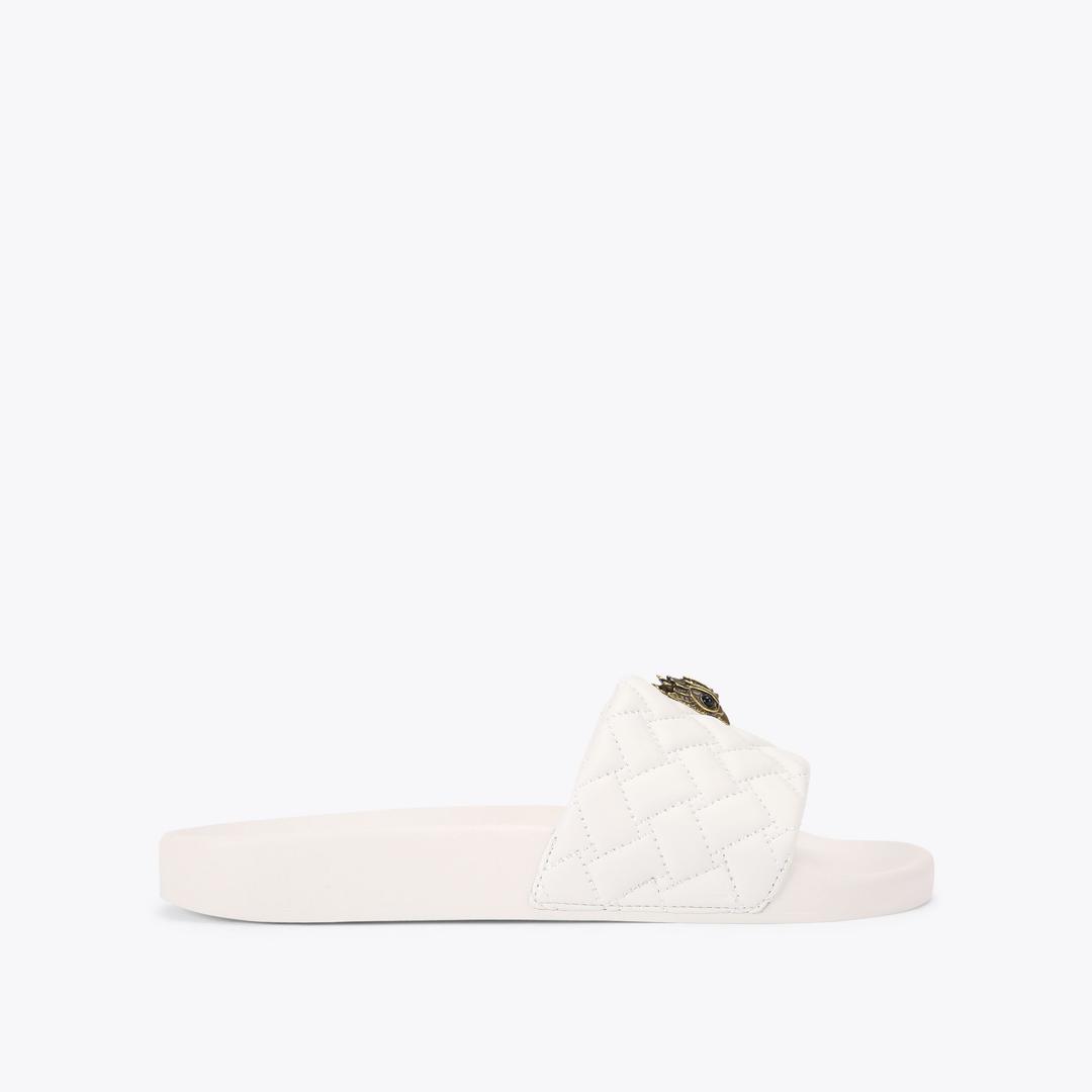 MEENA EAGLE White Slip On Sandal by KURT GEIGER LONDON — Kurt Geiger London
