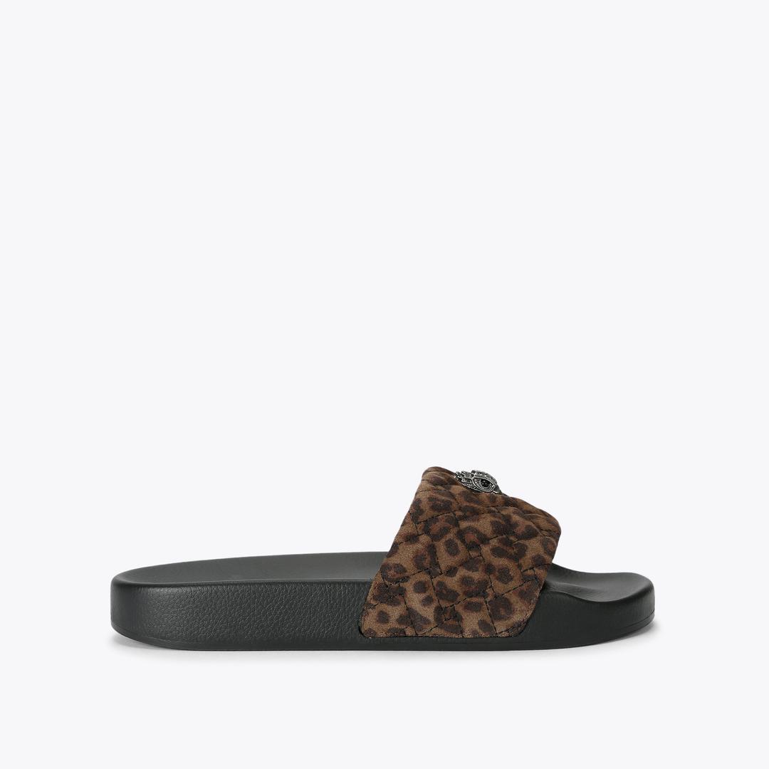 MEENA EAGLE Brown Leopard Print Sandal by Kurt Geiger London — Kurt Geiger London