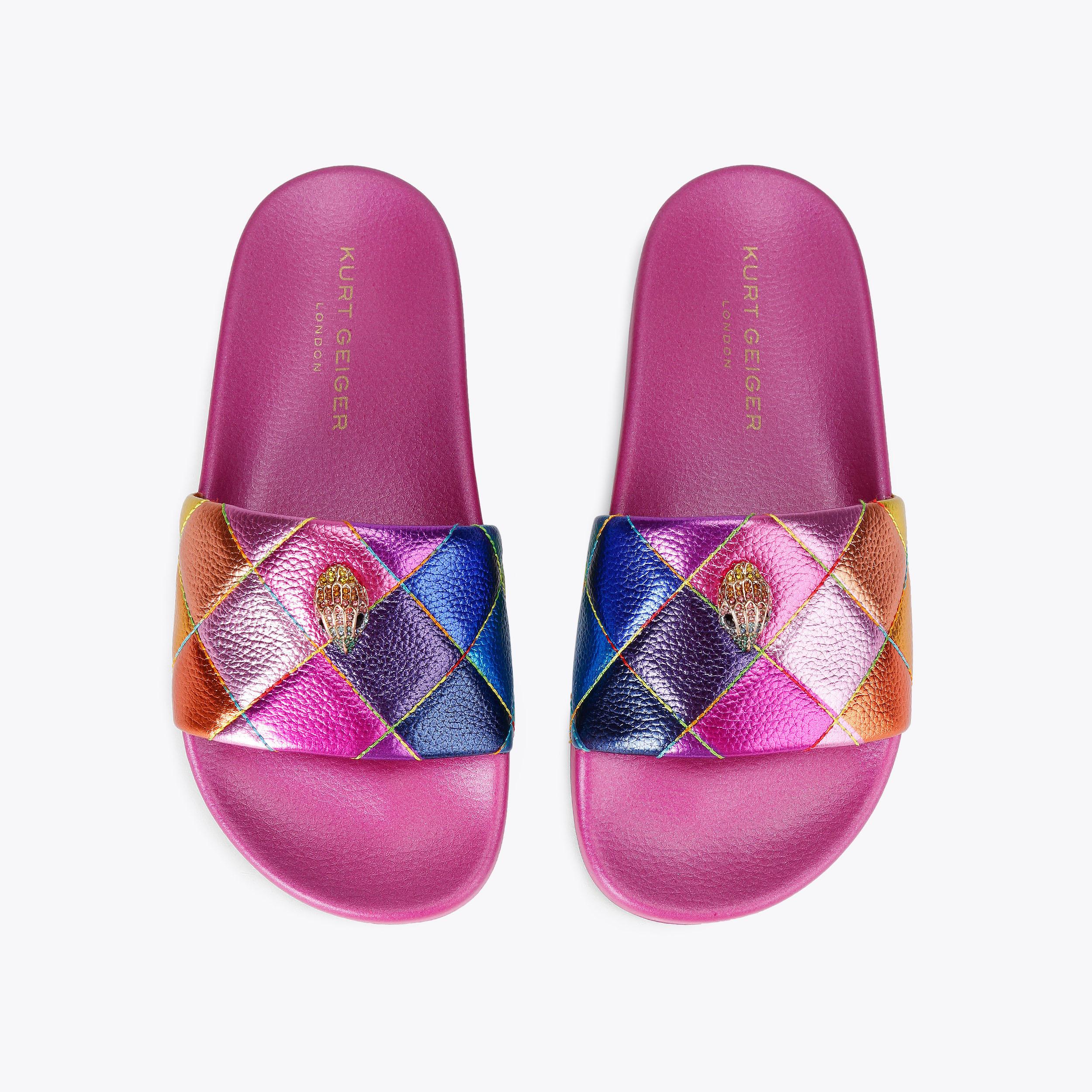 Meena Eagle Multi-Color Slides Online Kurt Geiger