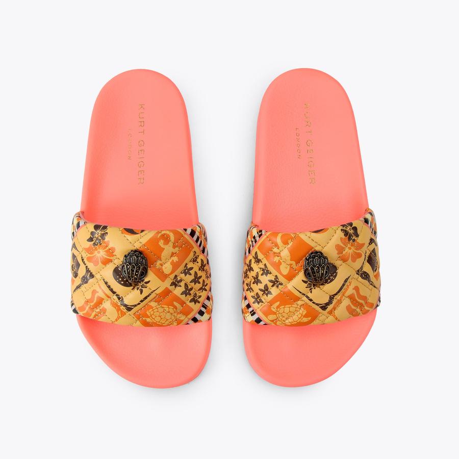 MEENA EAGLE Mustard Slip On Sandal by Kurt Geiger London