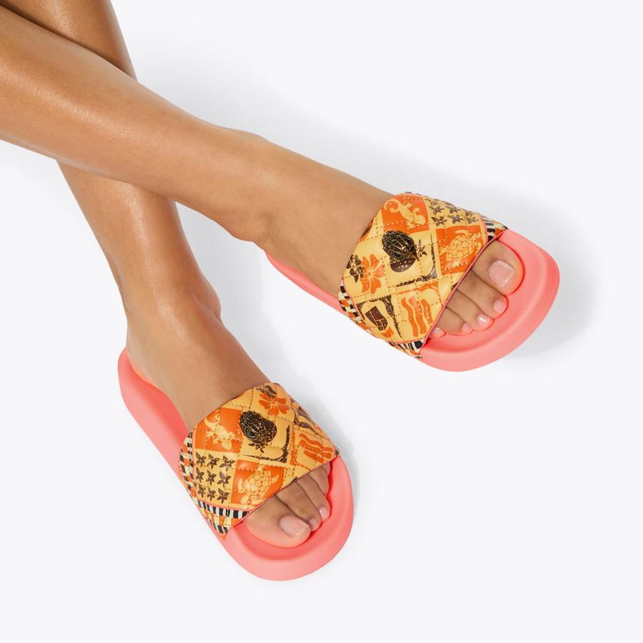 MEENA EAGLE Mustard Slip On Sandal by Kurt Geiger London