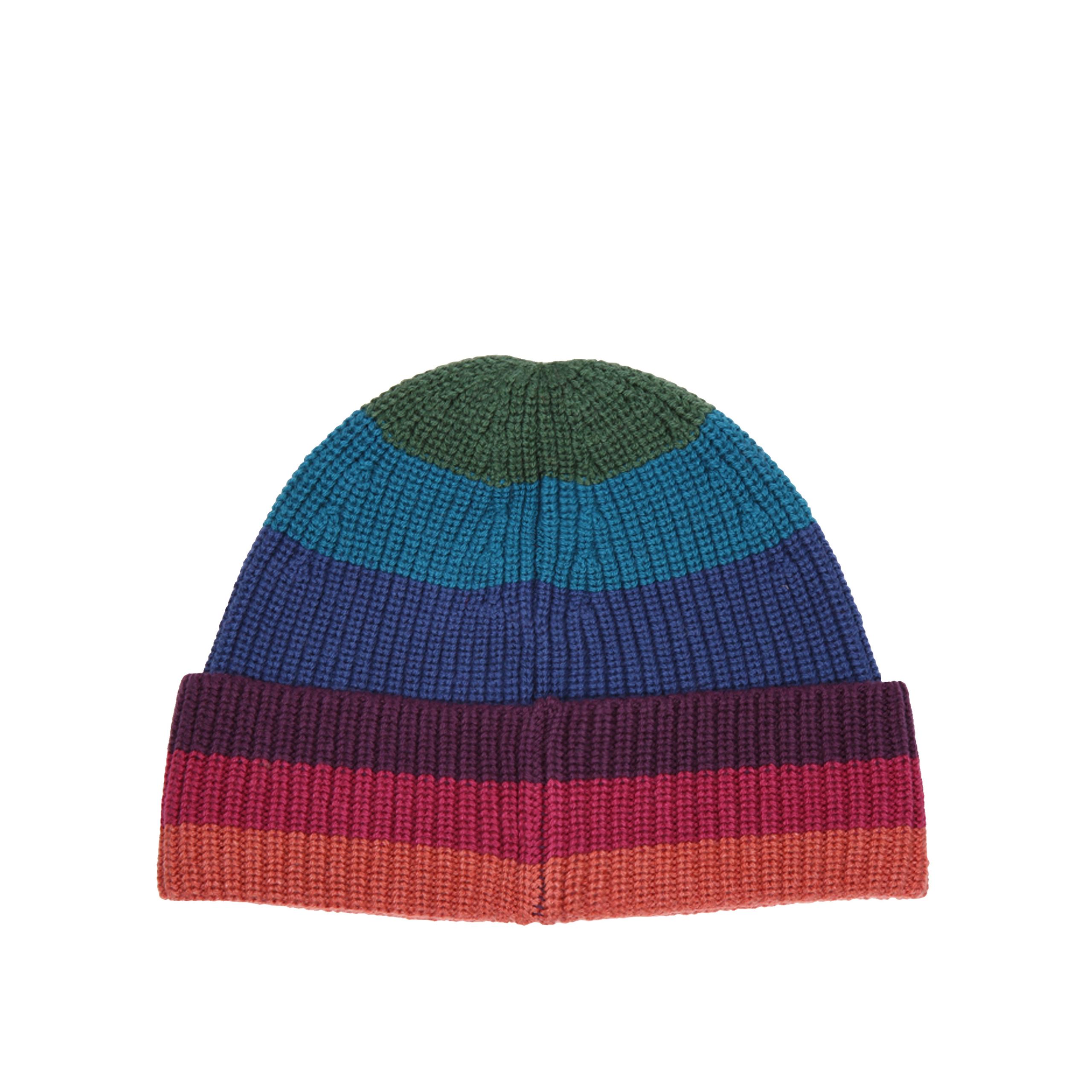 RAINBOW BEANIE Rainbow Stripe Beanie by KURT GEIGER LONDON