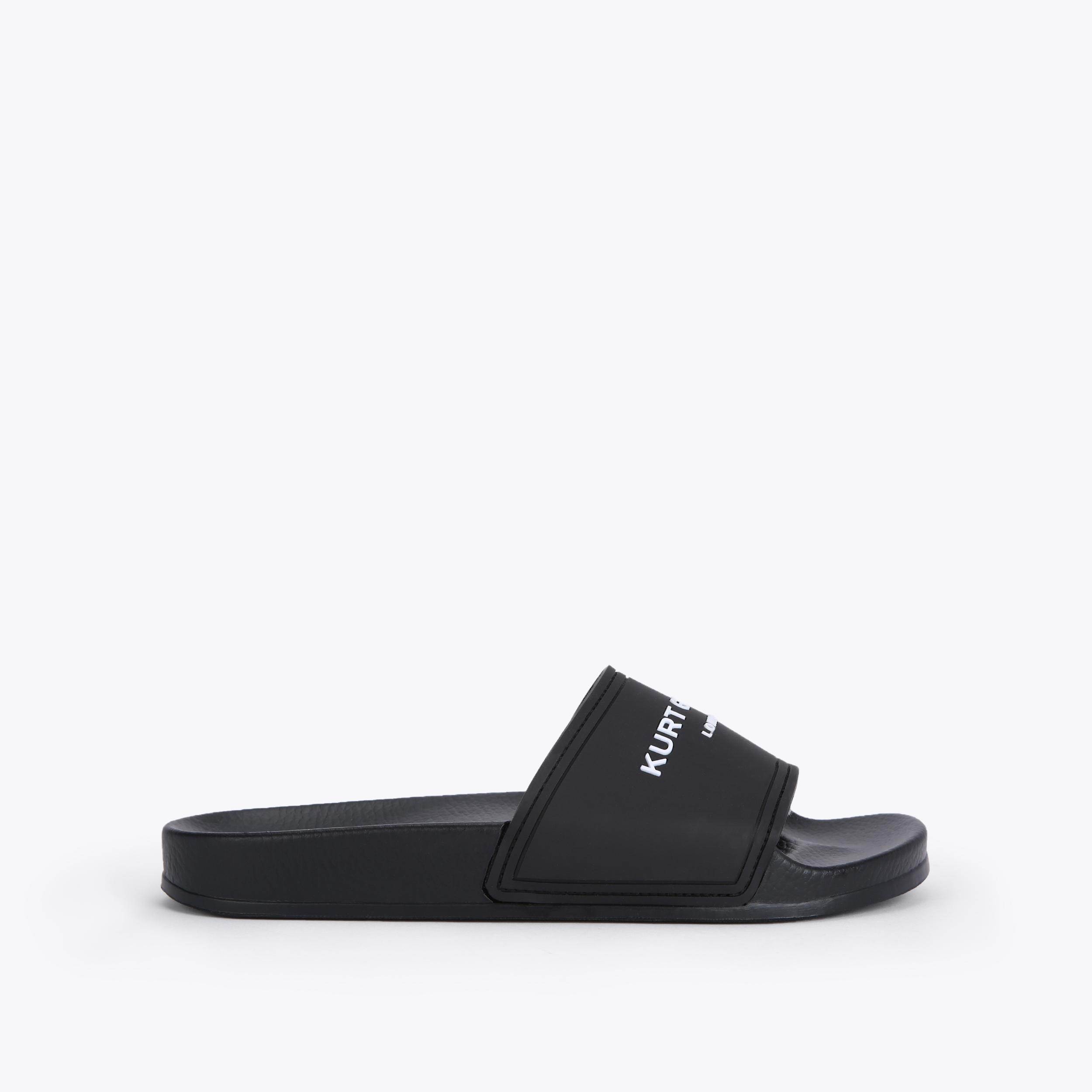 KGL POOL SLIDER Black Pool Sliders by KURT GEIGER LONDON
