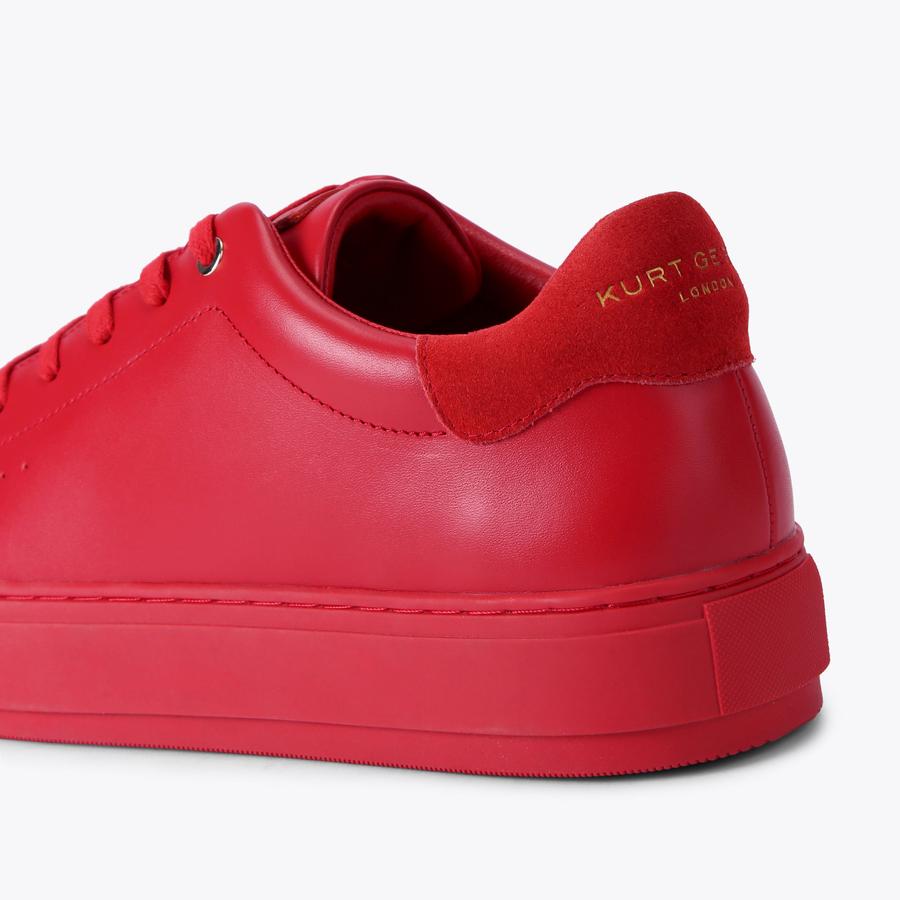 美品 Kearny flanagan LANEY MENS Red Lace Up Sneaker by KURT GEIGER LONDON
