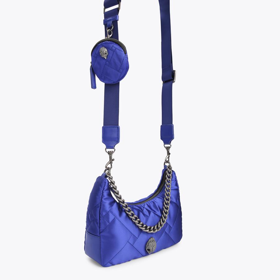 RECYCLED MULTI CROSS BODY Blue Metallic Recycled Cross Body