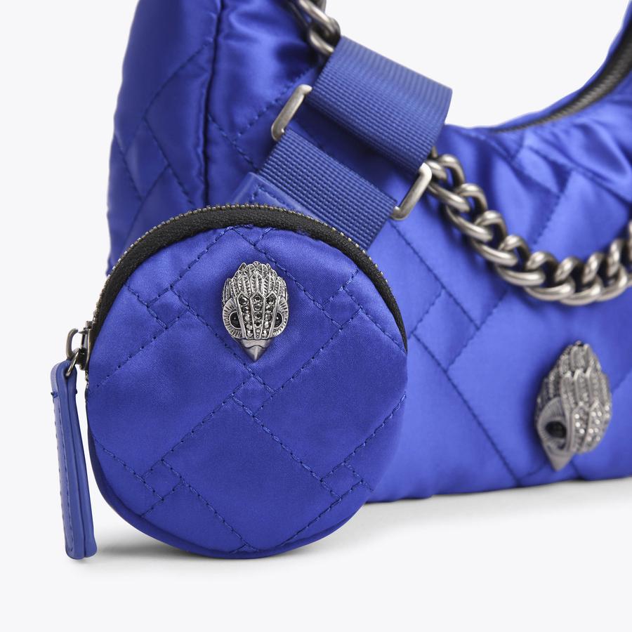 RECYCLED MULTI CROSS BODY Blue Metallic Recycled Cross Body