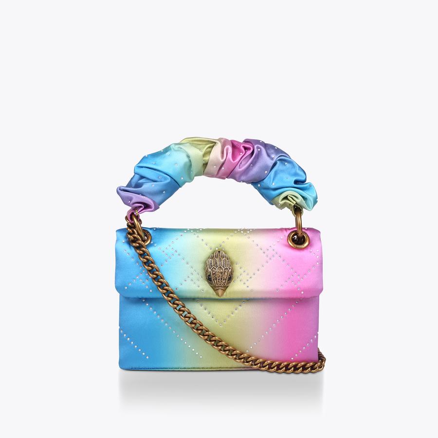 【WV PROJECT】★男女兼用★HAPPY DYEING MINI BAG FABRIC MINI KENSINGTON X Ombre Cross Body Purse by KURT