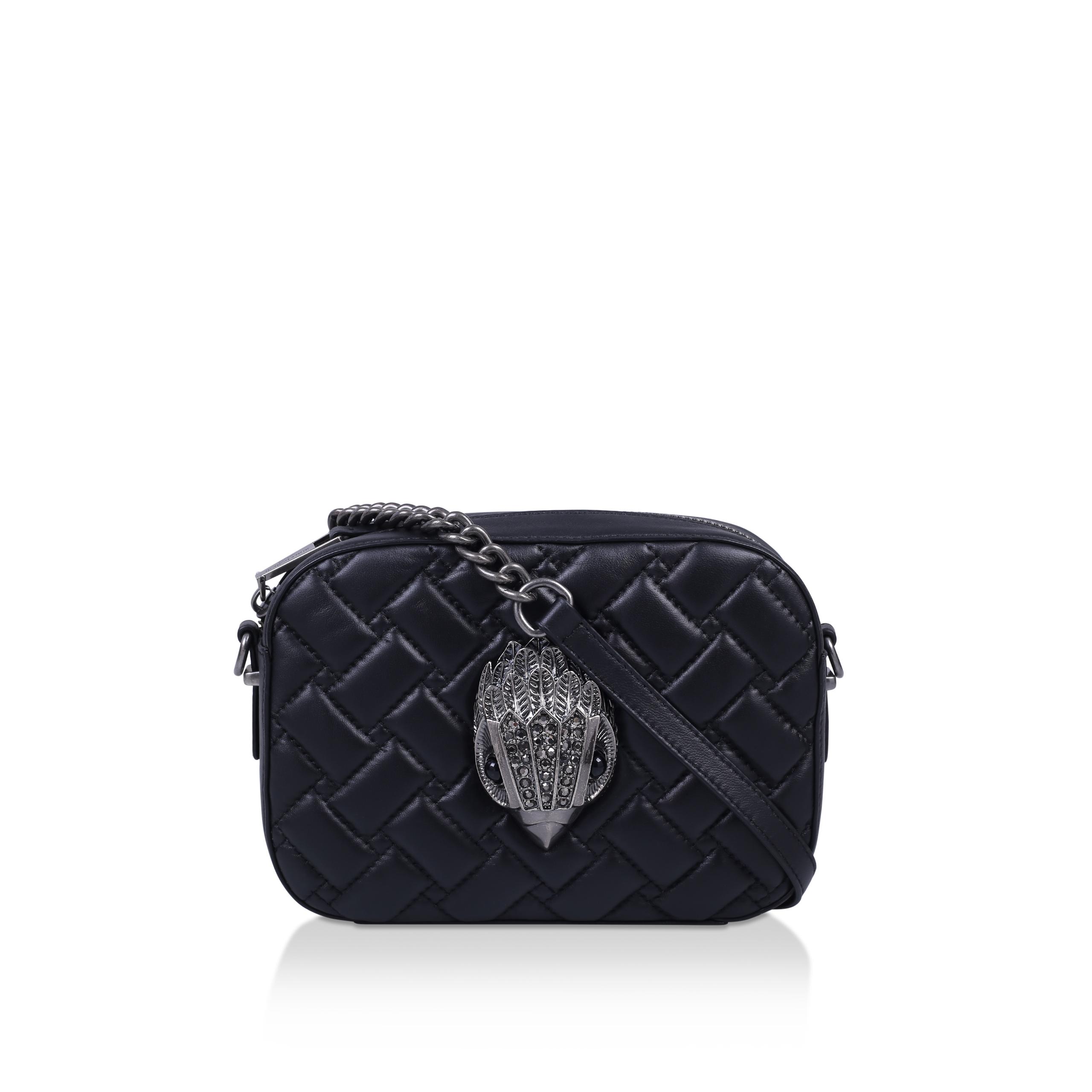 KENSINGTON CAMERA BAG Black Quilted Camera Purse by KURT GEIGER LONDON