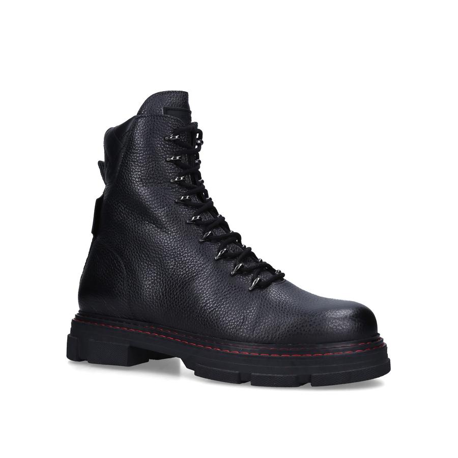 BIRD CUFF MENS Black Lace Up Ankle Boots by KURT GEIGER LONDON