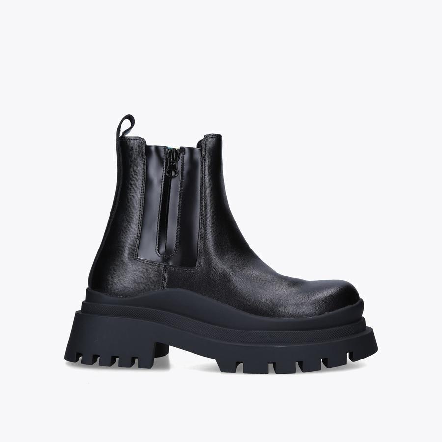 Chunky chelsea leather boots clearance