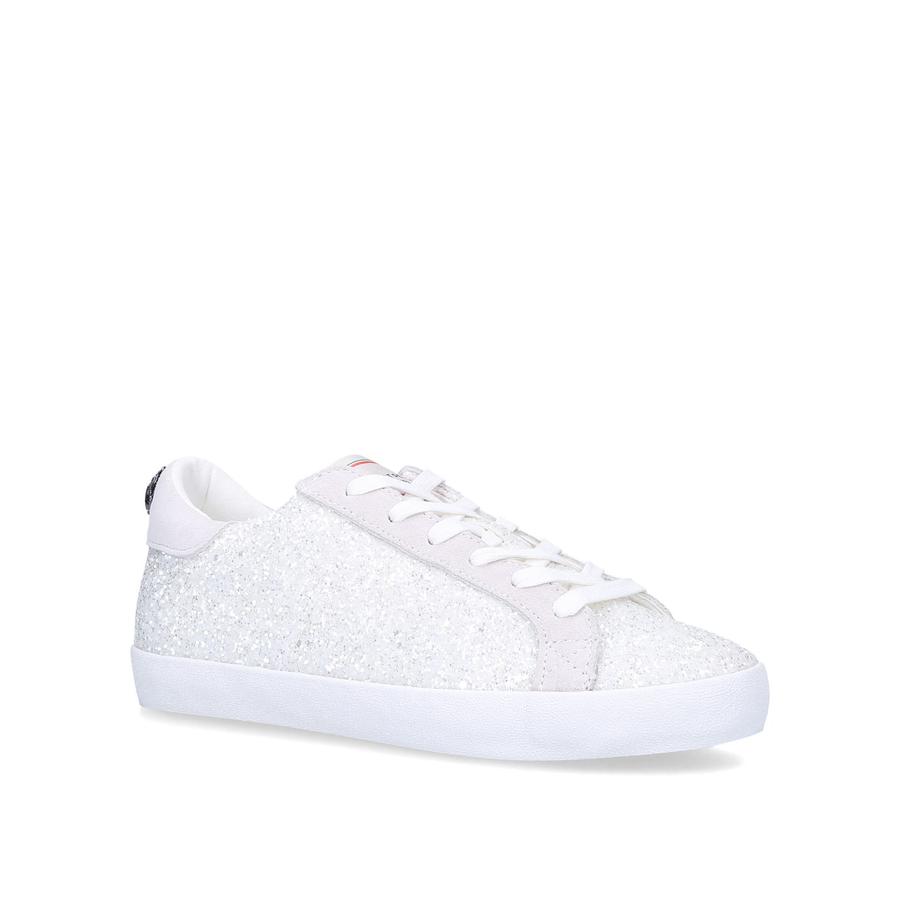 Kurt geiger glitter trainers deals