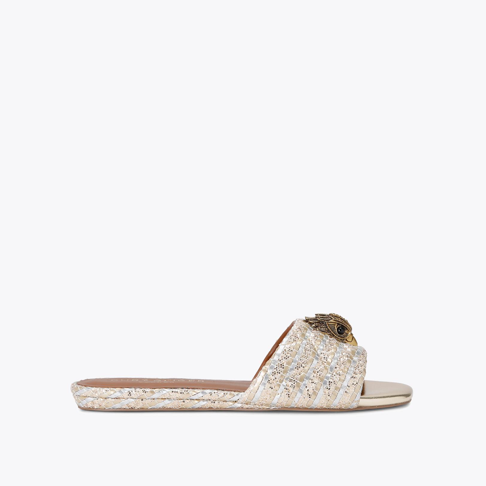 【関税&送料込】Represent Sandals Beige Beige & Silver Color Sandals – My Store