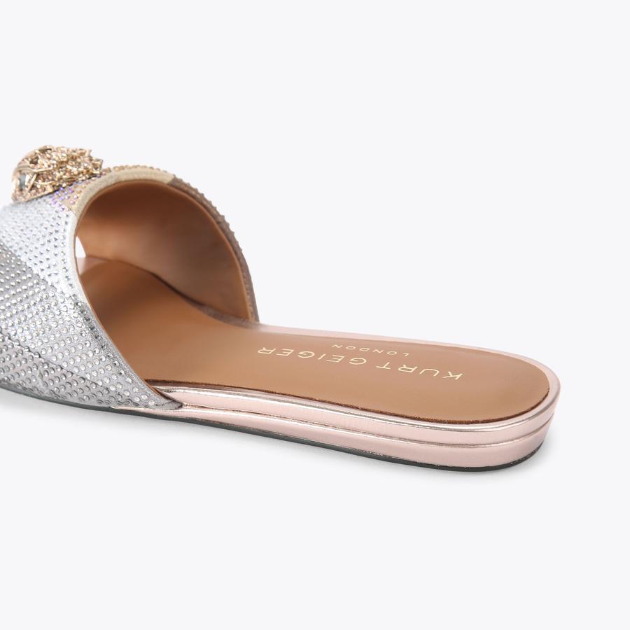 サンダル・ミュール KENSINGTON FLAT SANDALS KENSINGTON FLAT SANDAL Floral Print Slip On Sandal by KURT
