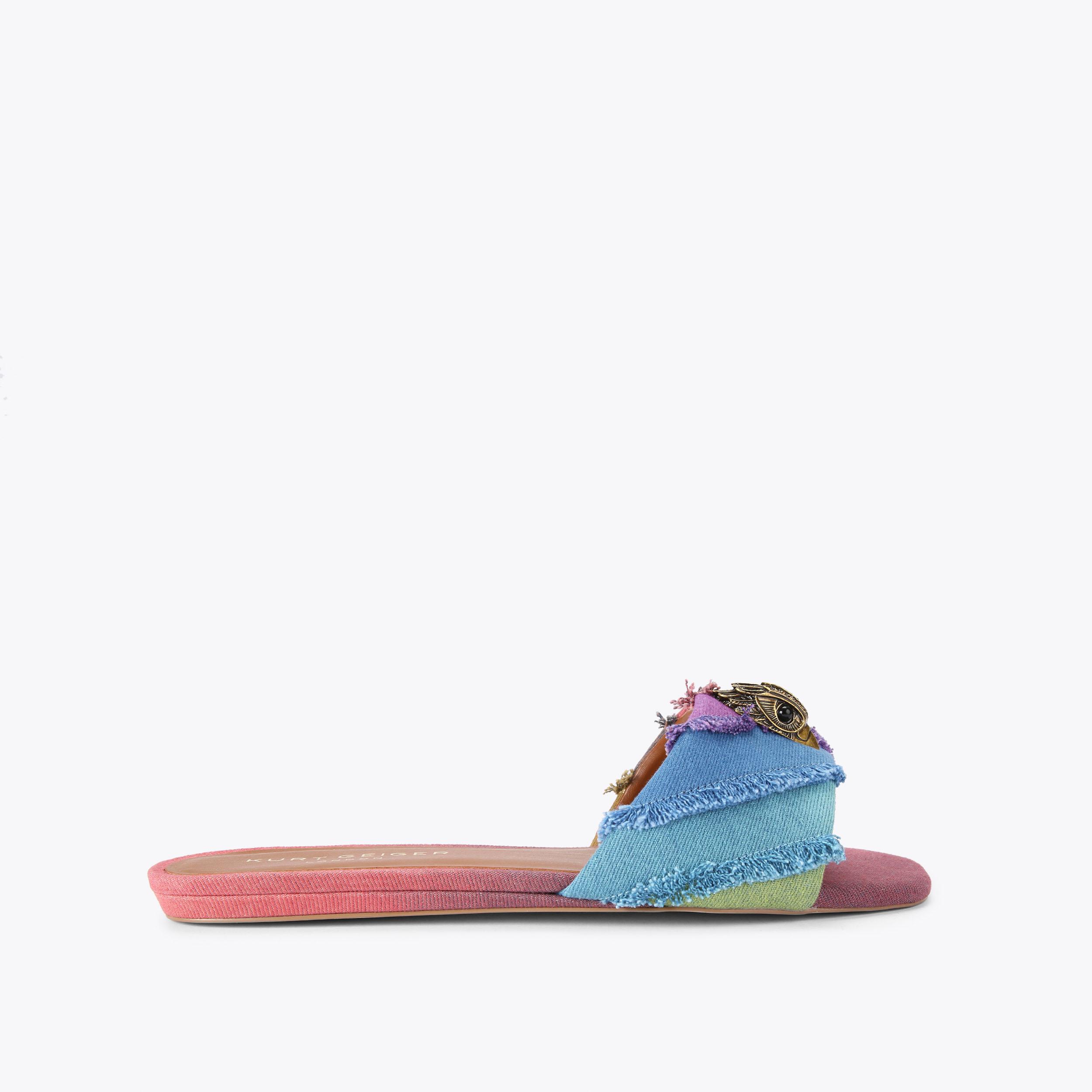 Kensington Flat Sandal - multi-colored