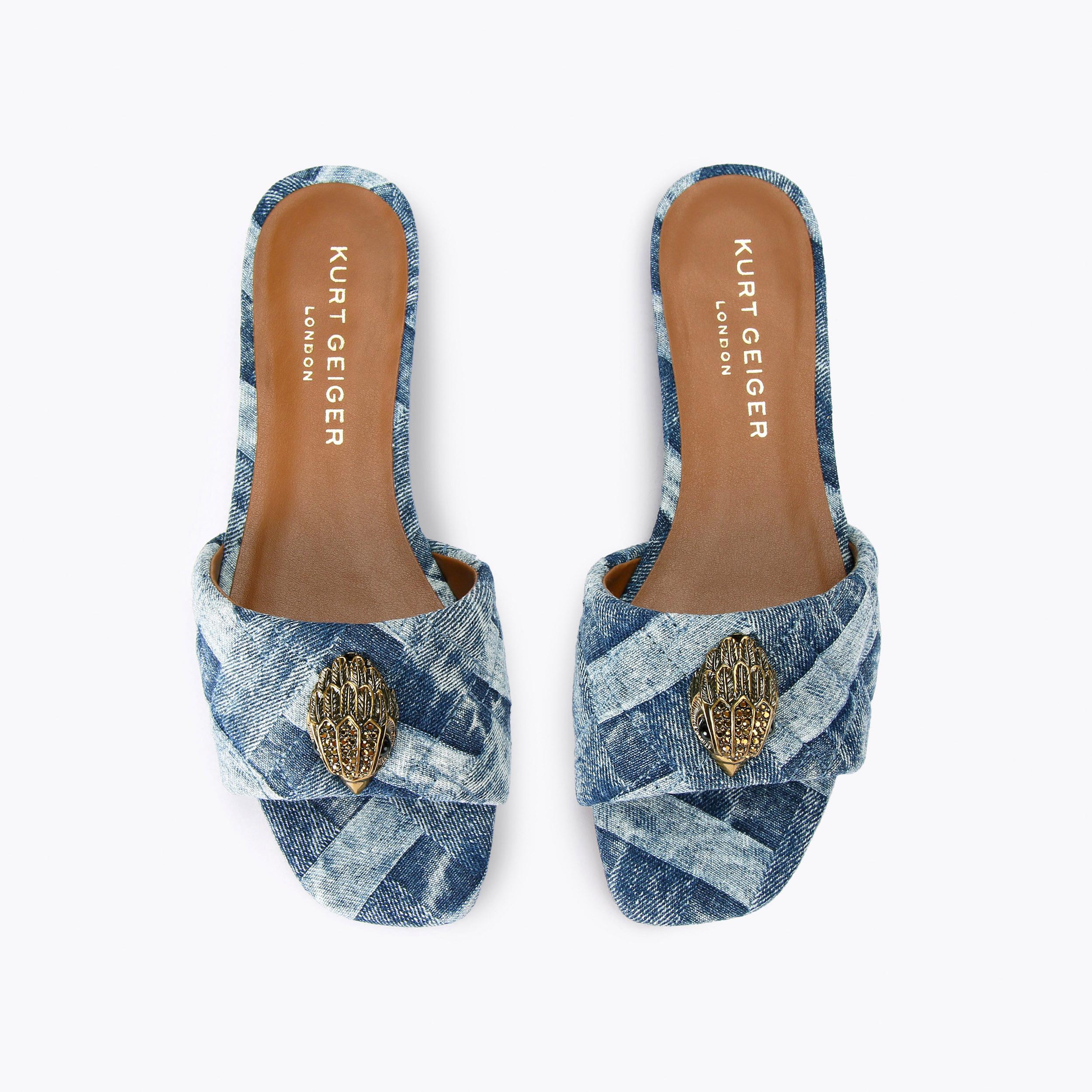 Kurt geiger store flat sandals sale