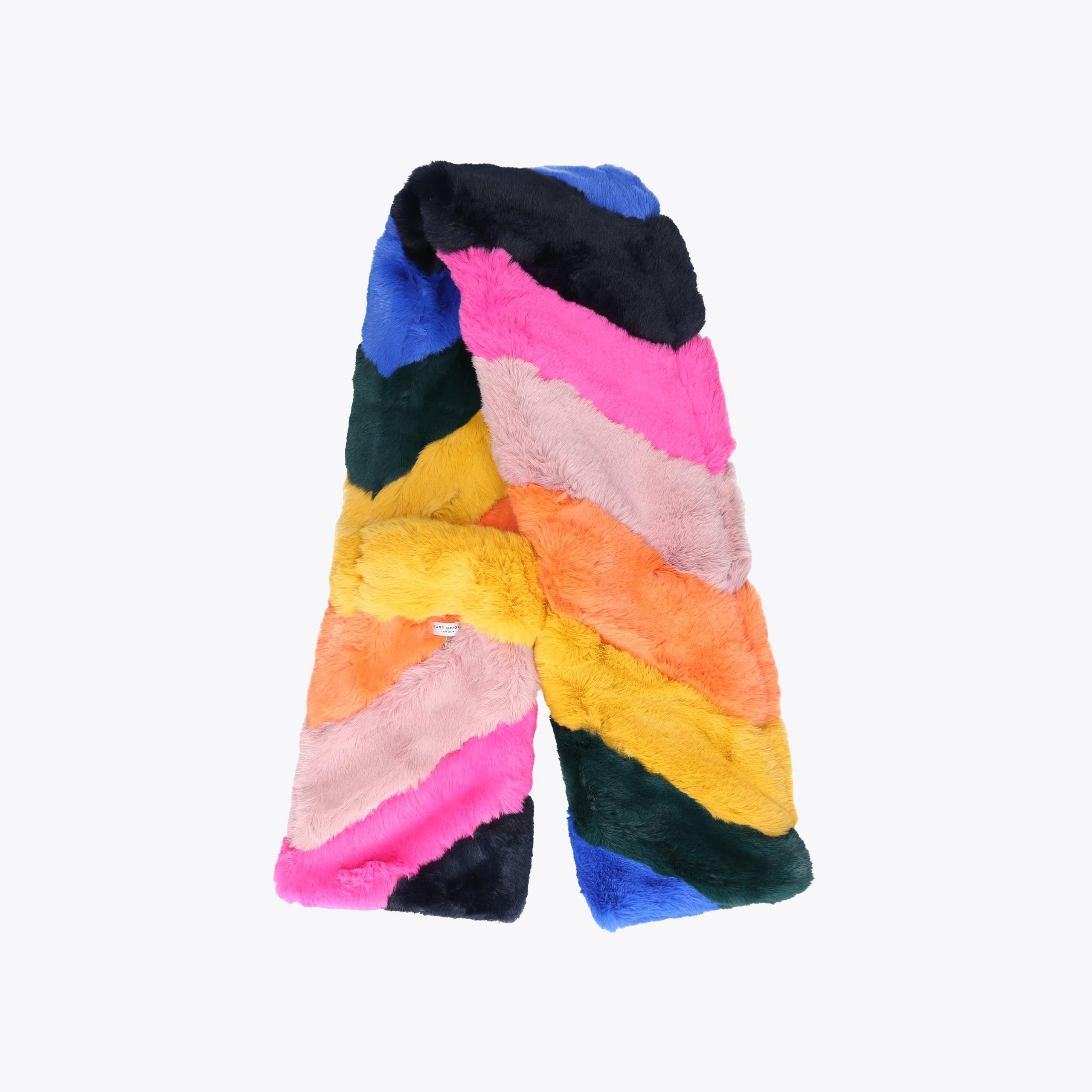 RAINBOW POPPY SCARF by KURT GEIGER LONDON RAINBOW POPPY SCARF by KURT GEIGER LONDON