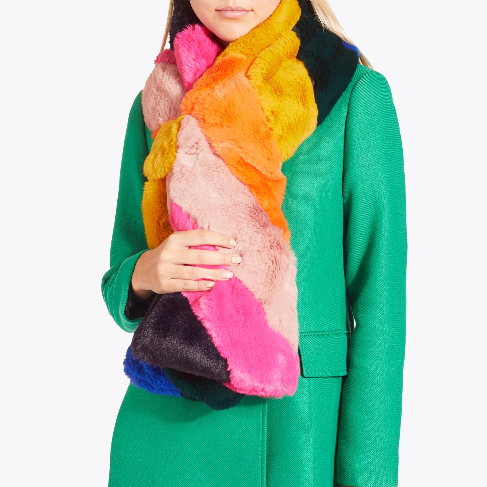 RAINBOW POPPY SCARF by KURT GEIGER LONDON