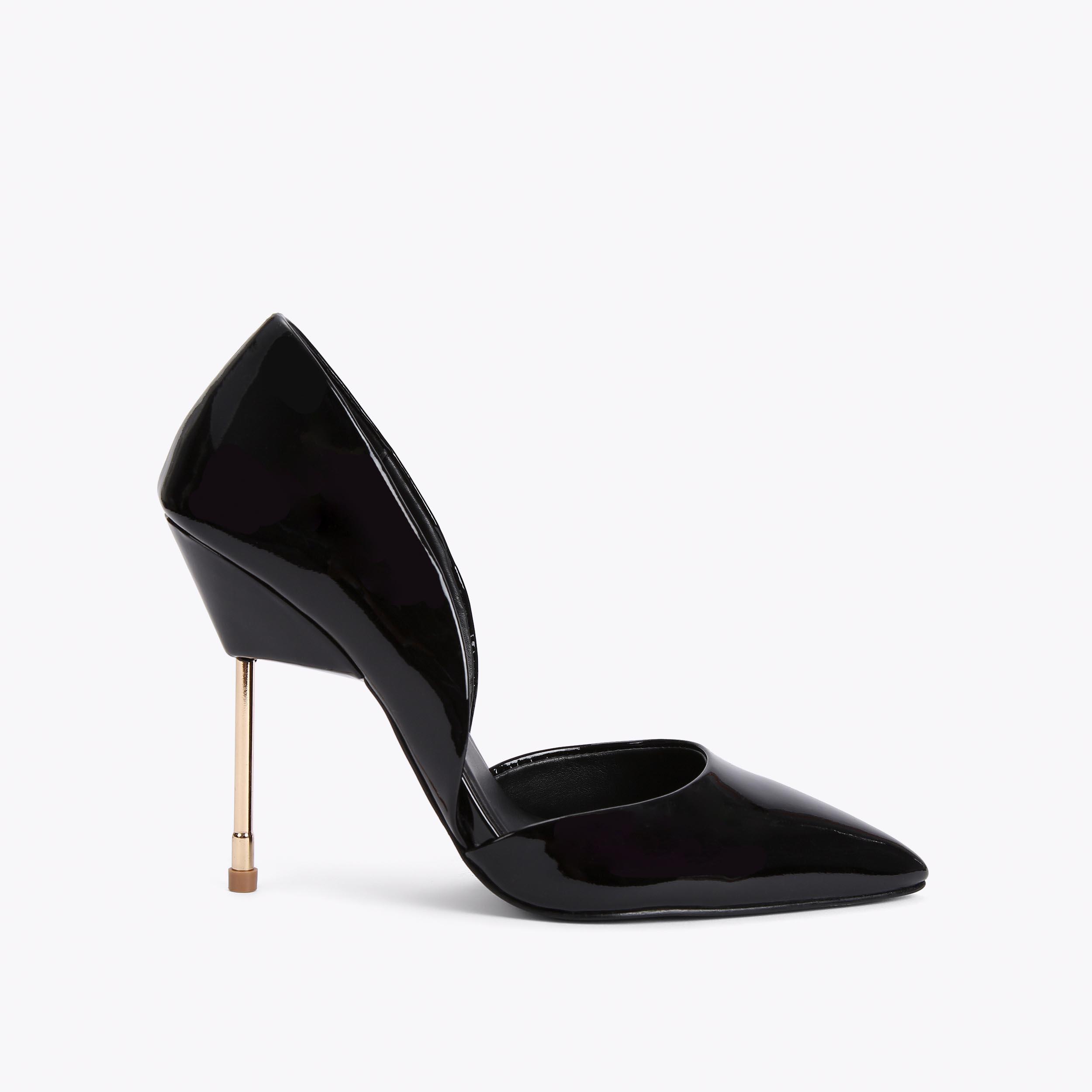 Patent leather stiletto heels best sale