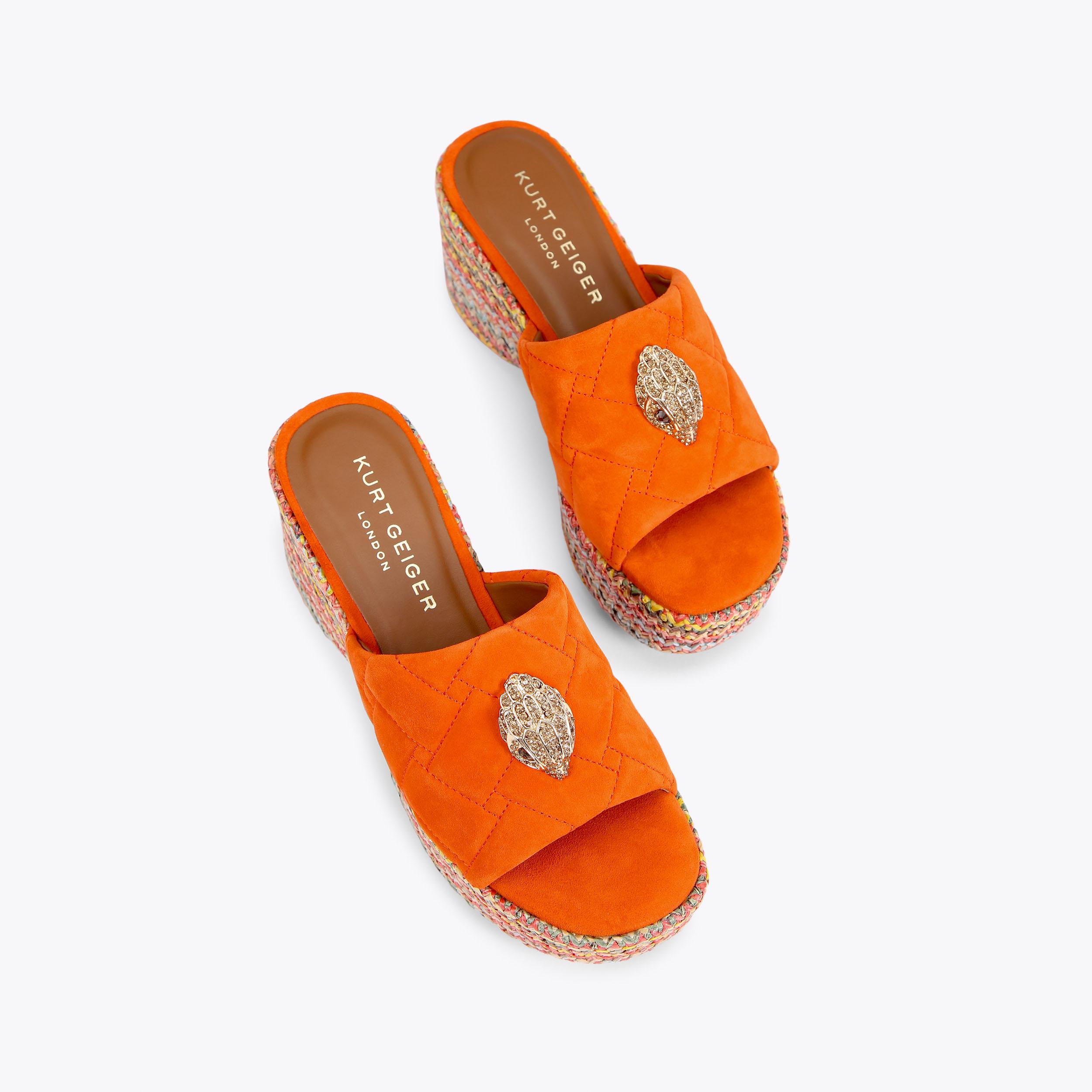 Kurt geiger orange shoes deals