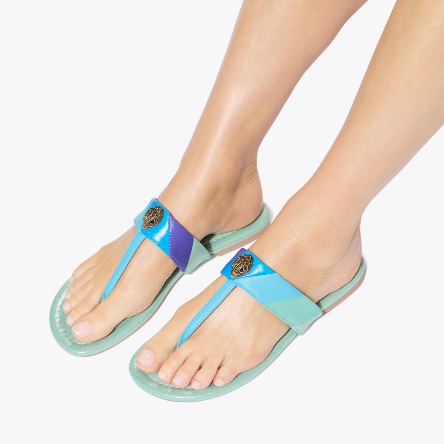 KENSINGTON T-BAR SANDAL Blue Kensington T-Bar Sandal by Kurt