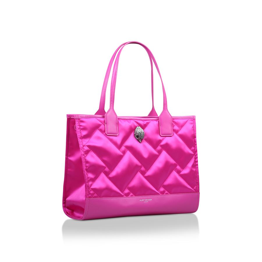 PINK RECYCLED SQ SM SHOPPER by KURT GEIGER LONDON