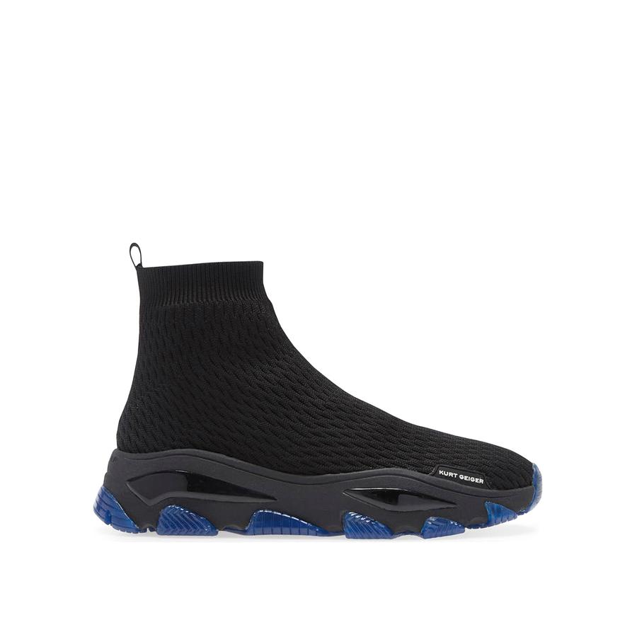 LETTIE SOCK Black Knitted Sock Style Sneaker by KURT GEIGER LONDON