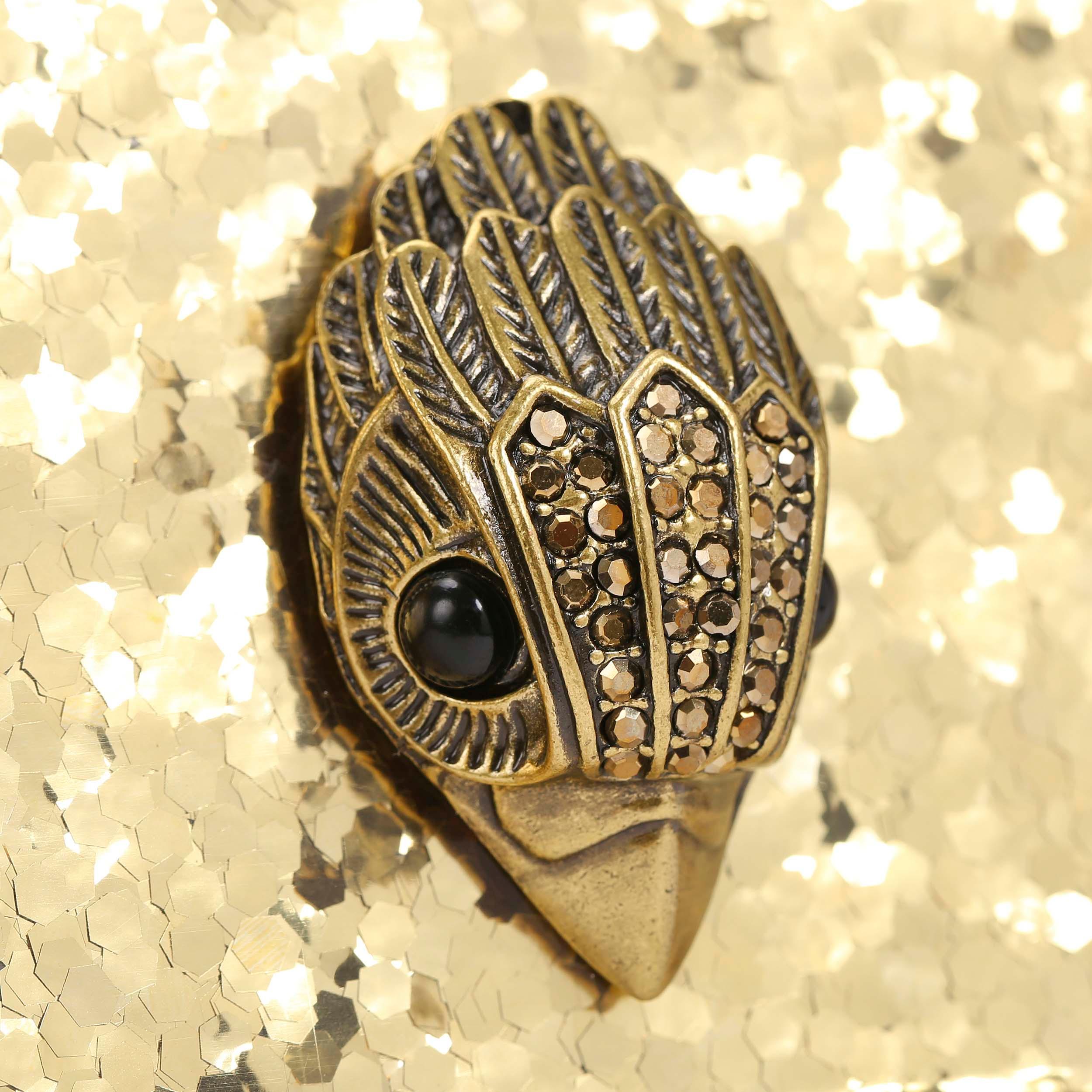 Aelpeacha Le Pelerinage 限定盤 G-RAP EURO-G PARTY EAGLE CLUTCH DRENCH Gold Drench Sparkly Perspex Clutch by