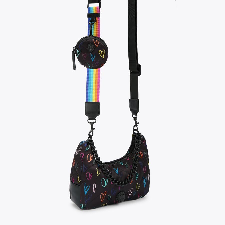 RECYCLED MULTI CROSS BODY Black Heart Multi Recycled Cross