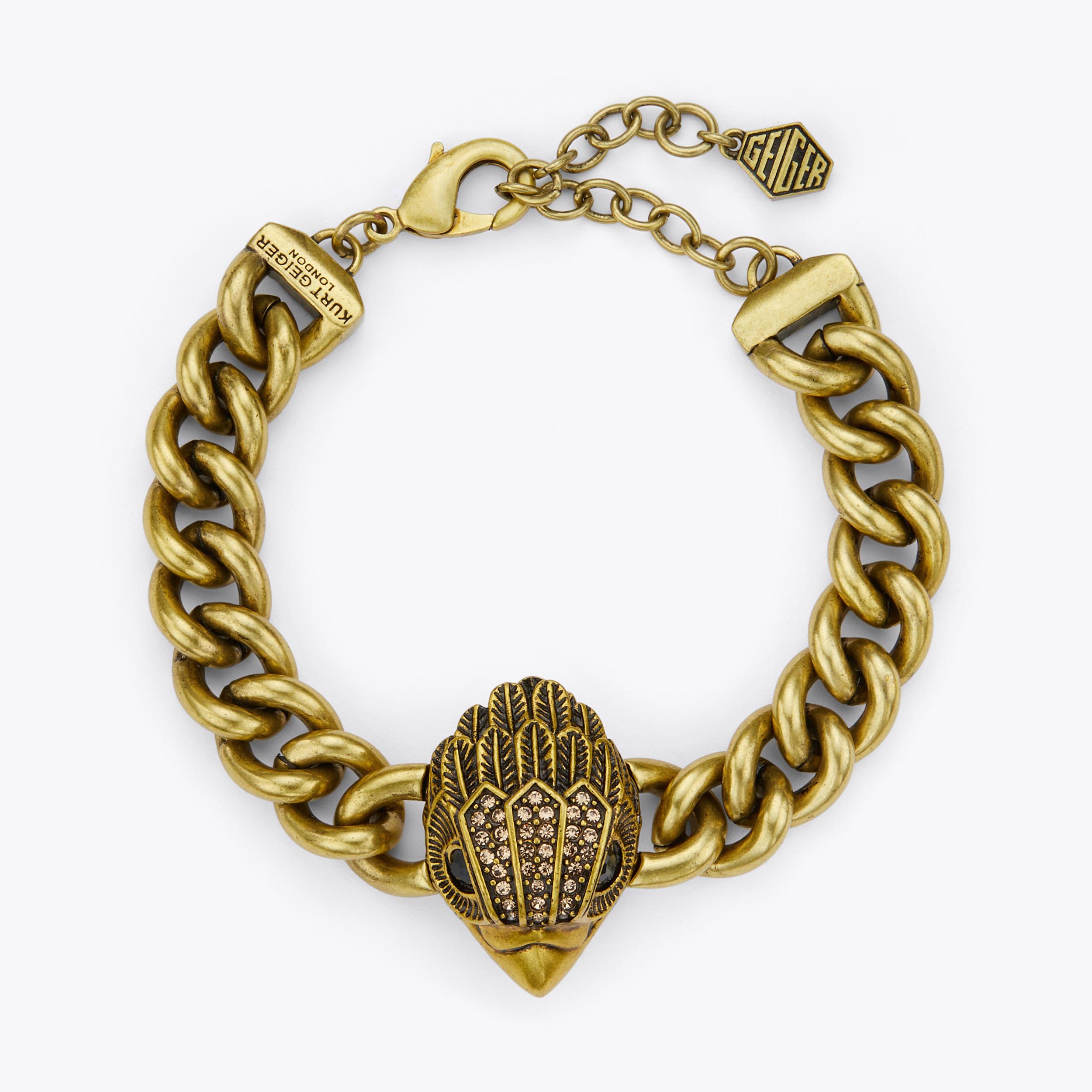 GOLD EAGLE XL CHUNKY BRACELET by KURT GEIGER LONDON