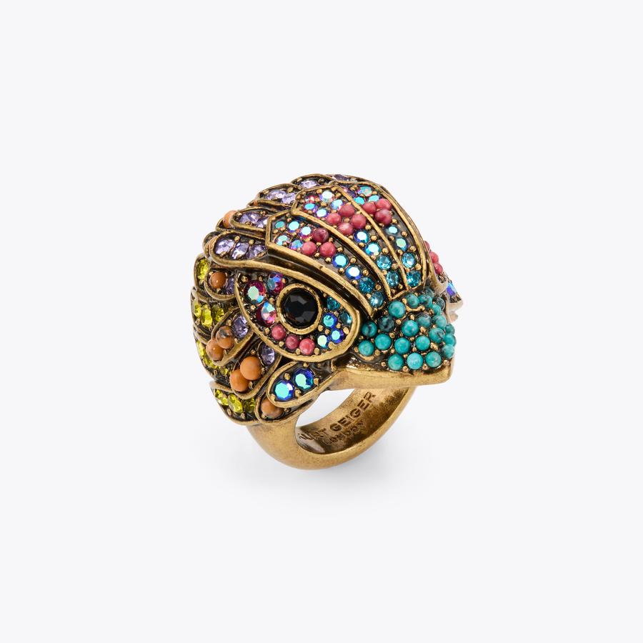 Eagle Xl Chunky Crystal Ring | Kurt Geiger
