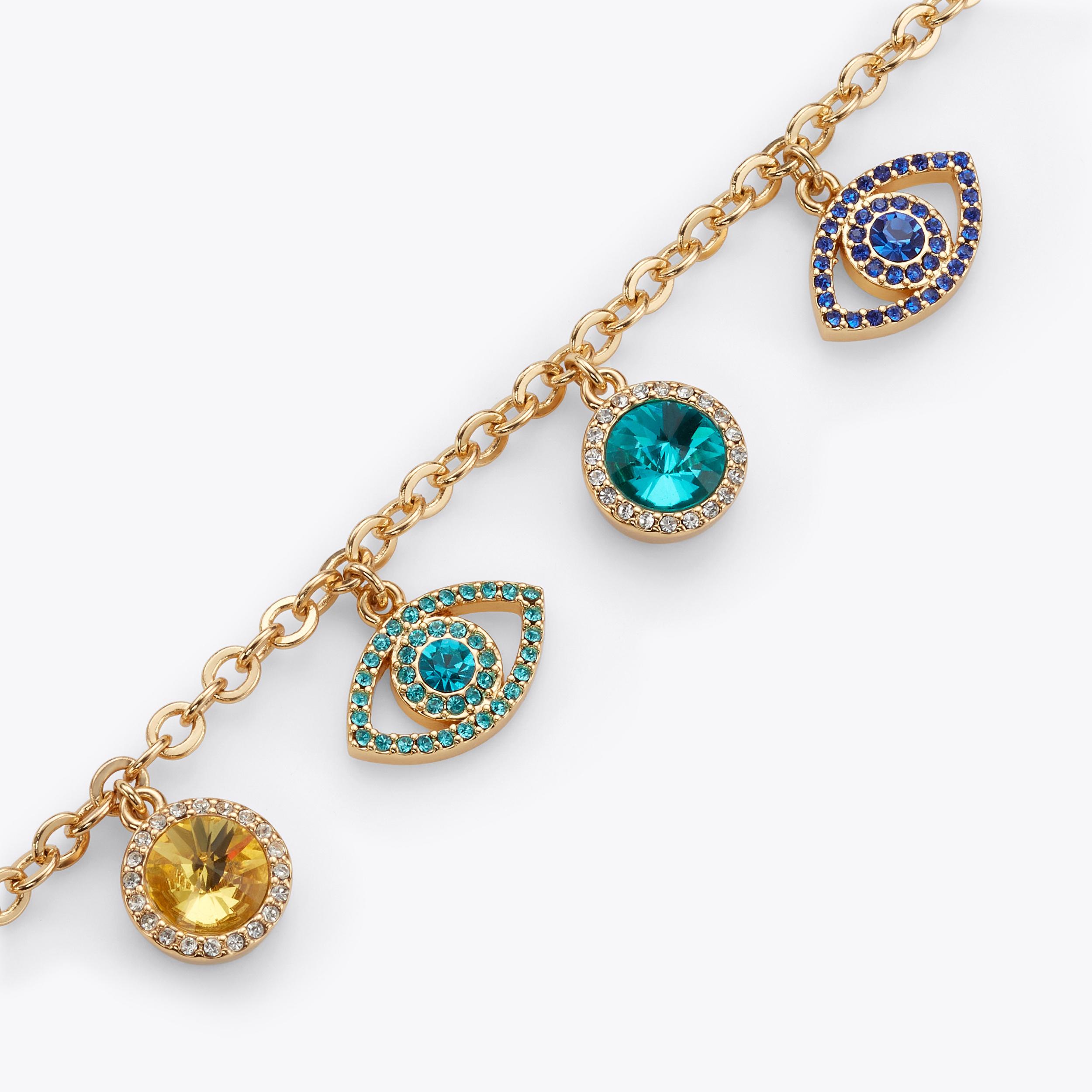 Kurt Geiger Evil Eye Belly Chain EVIL EYE CRYSTAL NECKLACE Evil Eye Charm Necklace by KURT  main image 2
