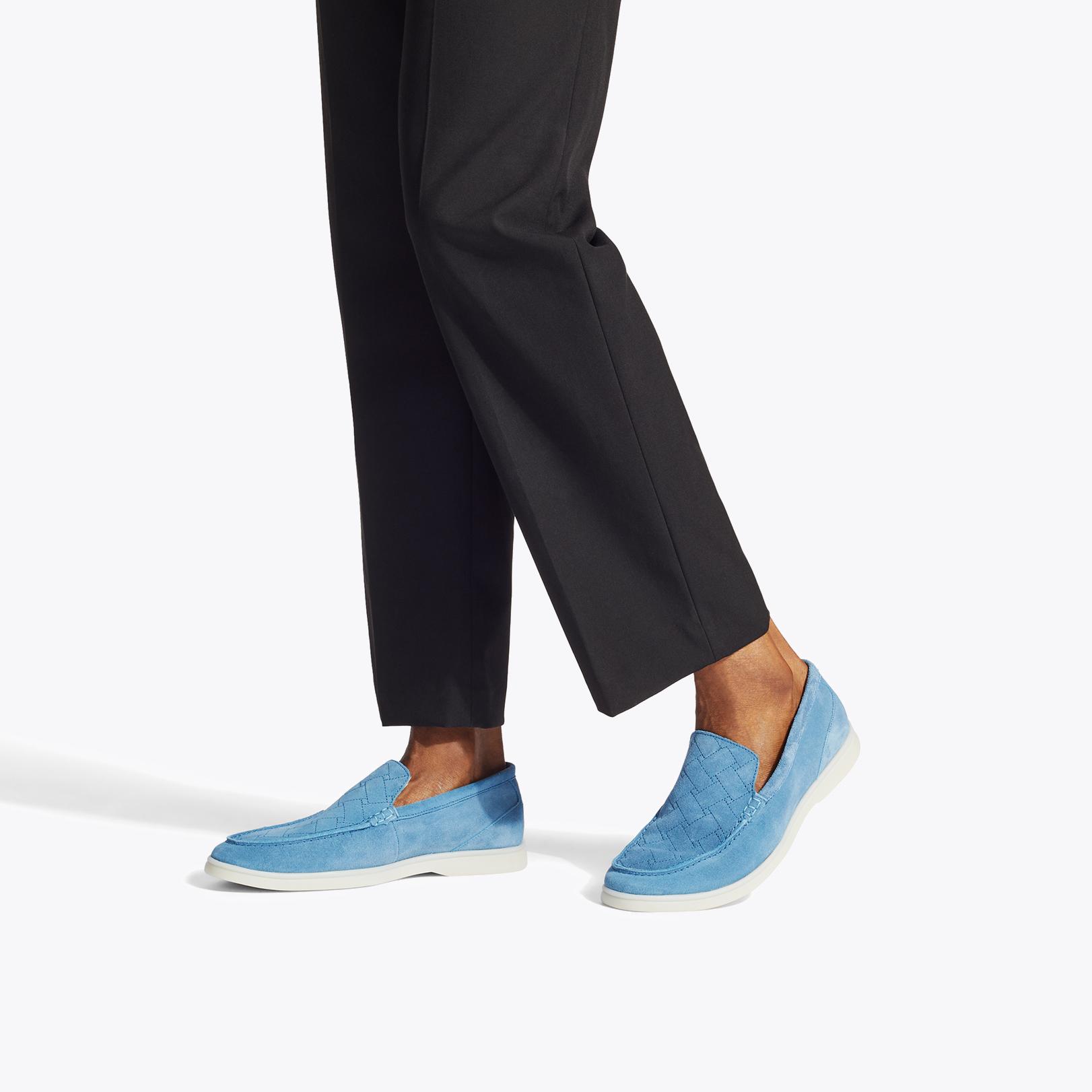 HUGO Blue Suede Slip On Loafers by KURT GEIGER LONDON