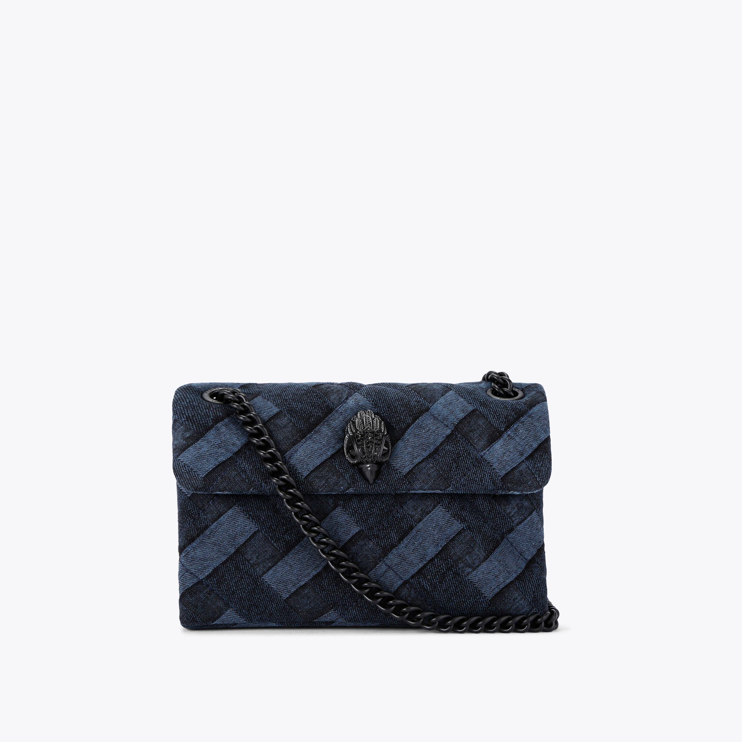 MINI KENSINGTON SOFT BAG Pink Denim Mini Cross Body Purse by
