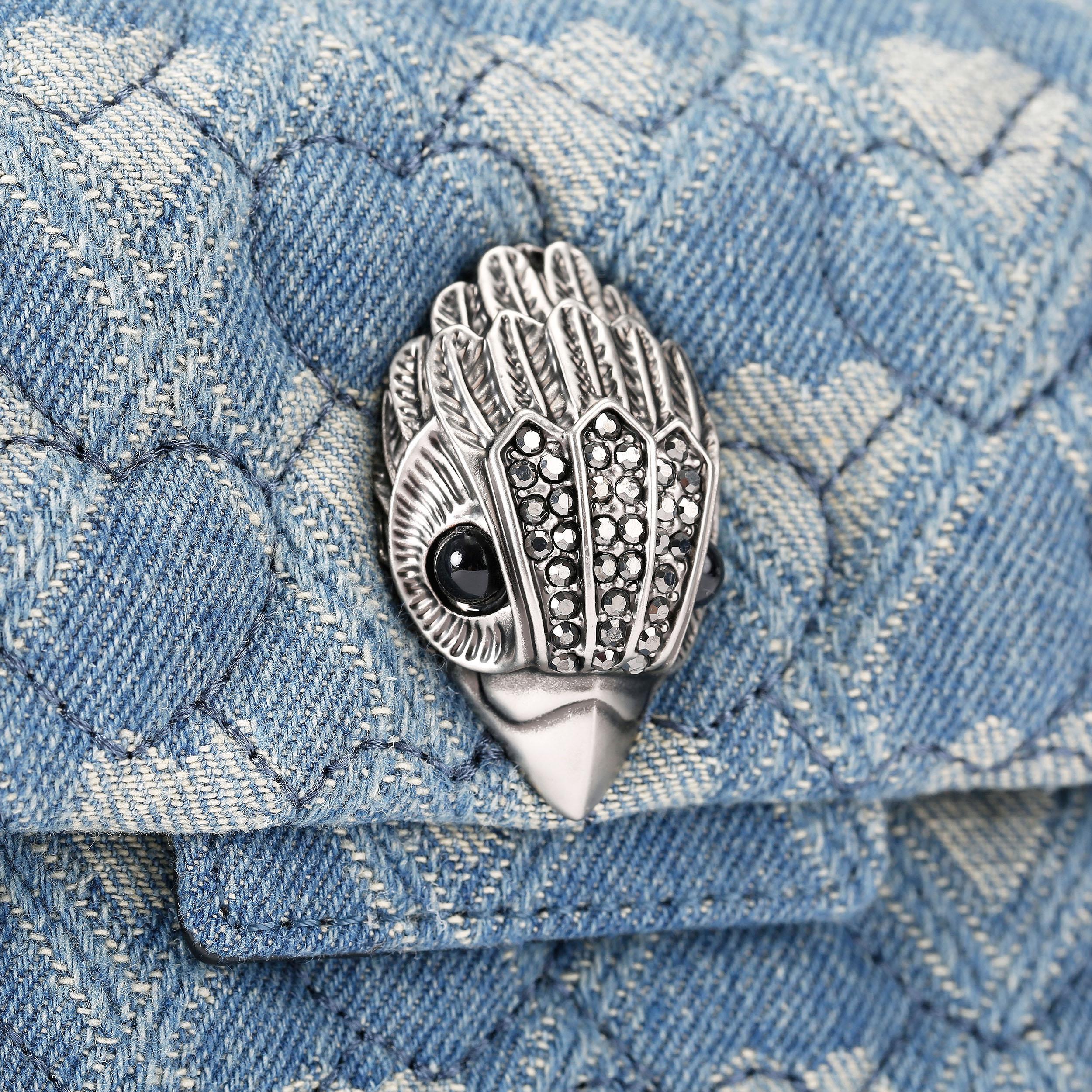 ??KURT GEIGER DENIM PAISLEY TIE-BACK BASEBALL CAP!?? Baseball cap Kurt Geiger | denim | color Blue | Gomez.pl/en main image 2
